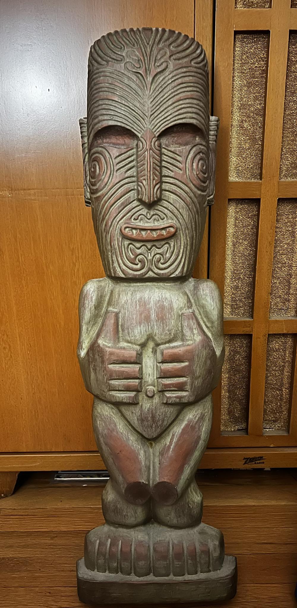 What is this vintage Hawaiian tiki statue from the 1960s?