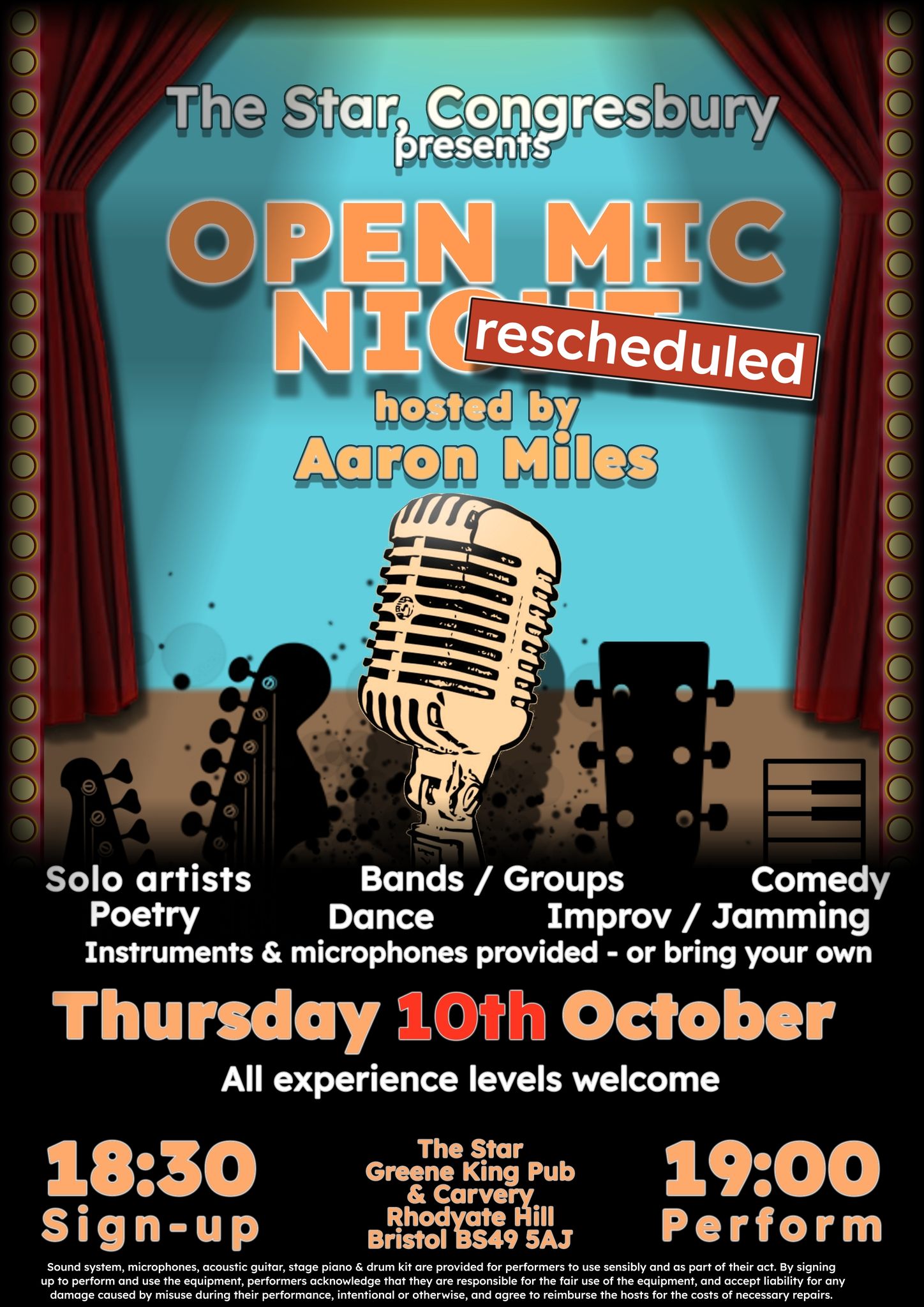 South West Open Mics | NORTH SOMERSET MONTHLY OPEN MIC / JAM NIGHT ...