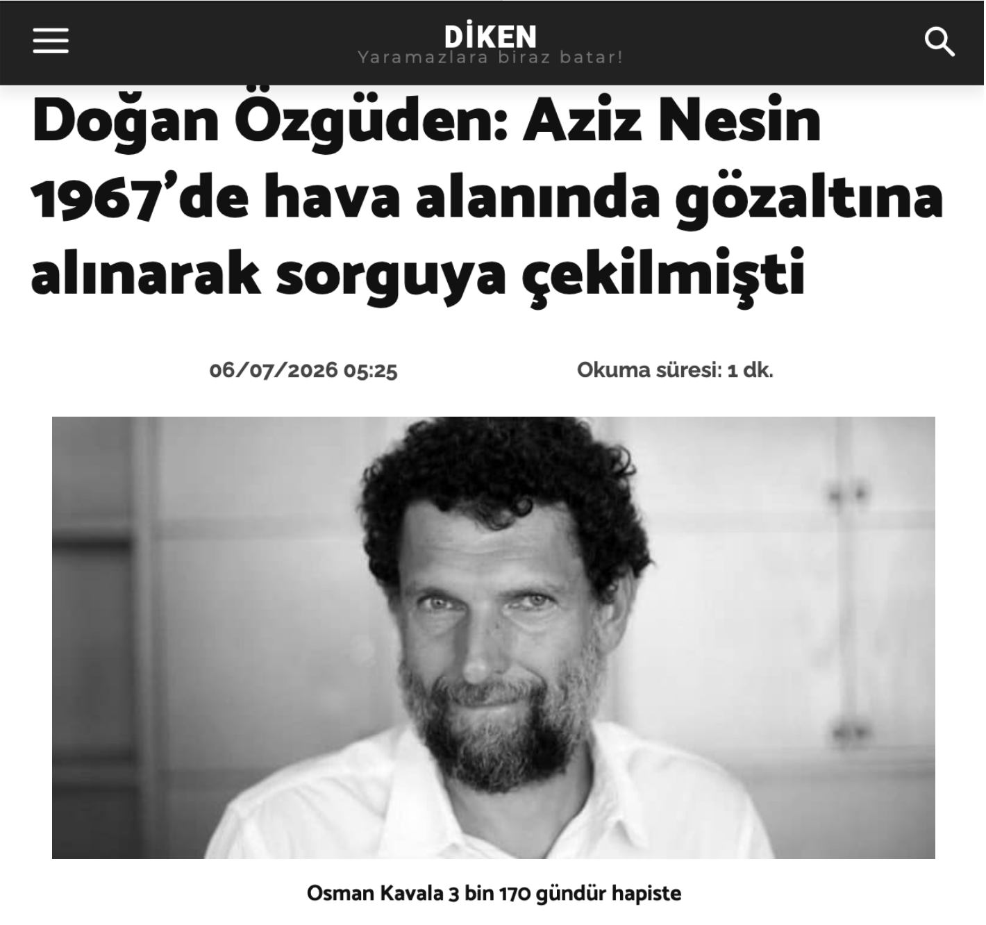 Evet, bugünün “Terörsüz Türkiye”sinde ülkeye girerken ona yapılanlar t
