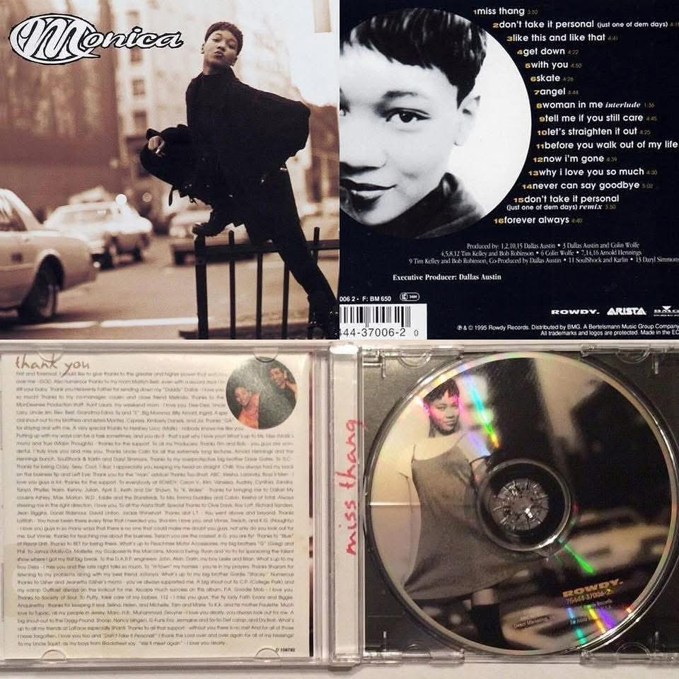 Monica's debut album Miss Thang released July 18 1995