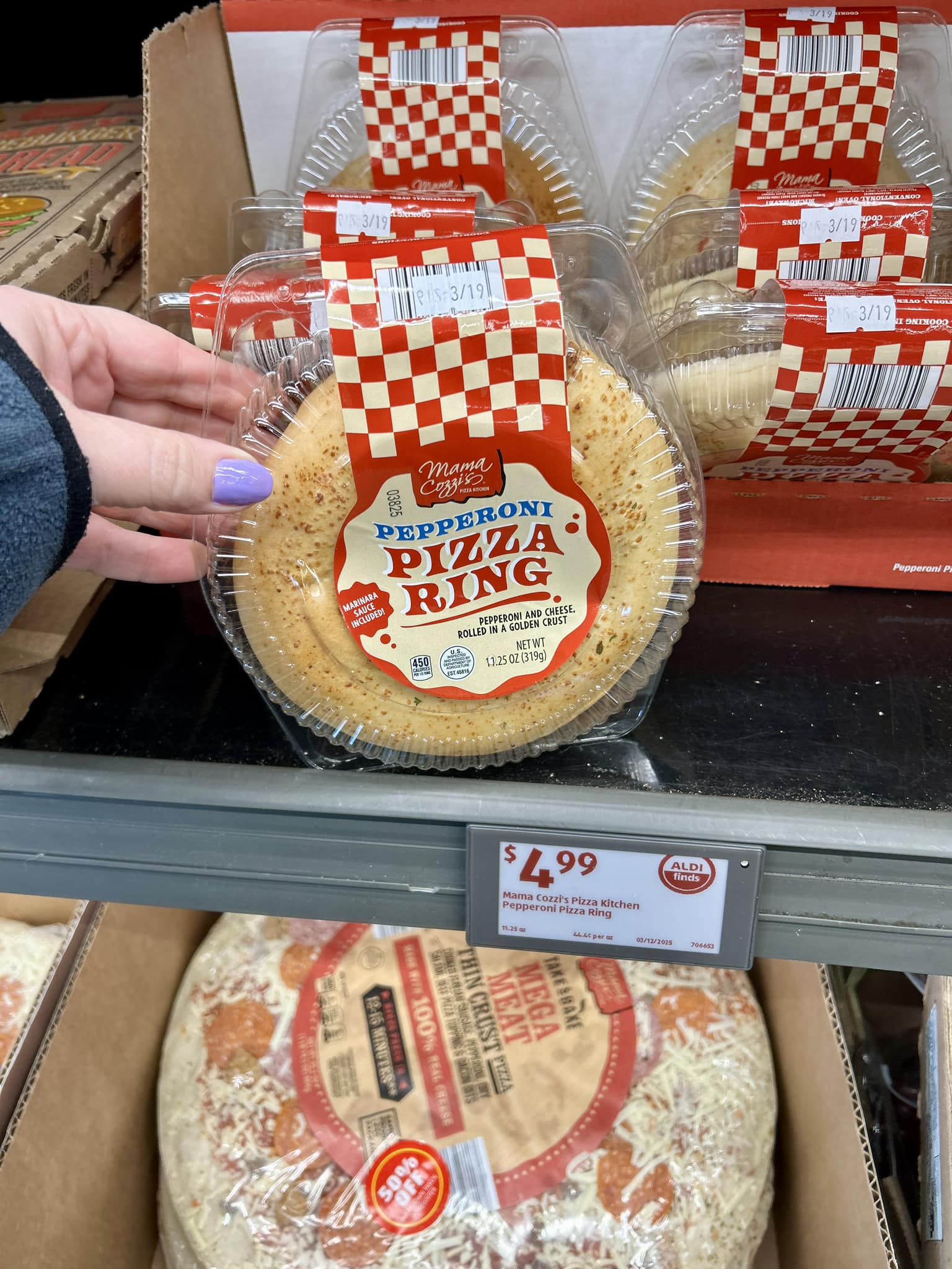 Review of Mama Cozzi's sausage pizza from Aldi and alternative