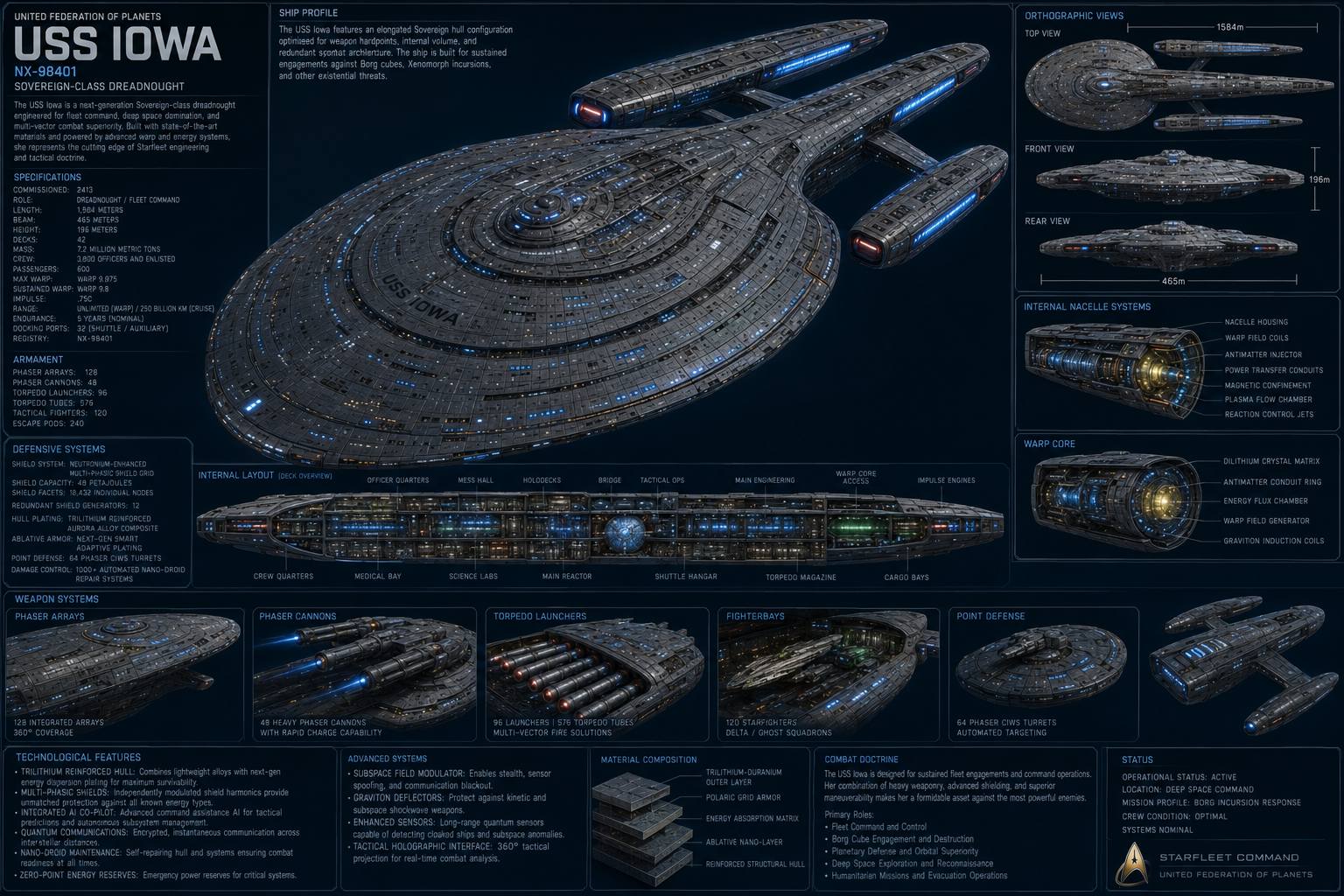 Uss iowa technical specifications and capabilities