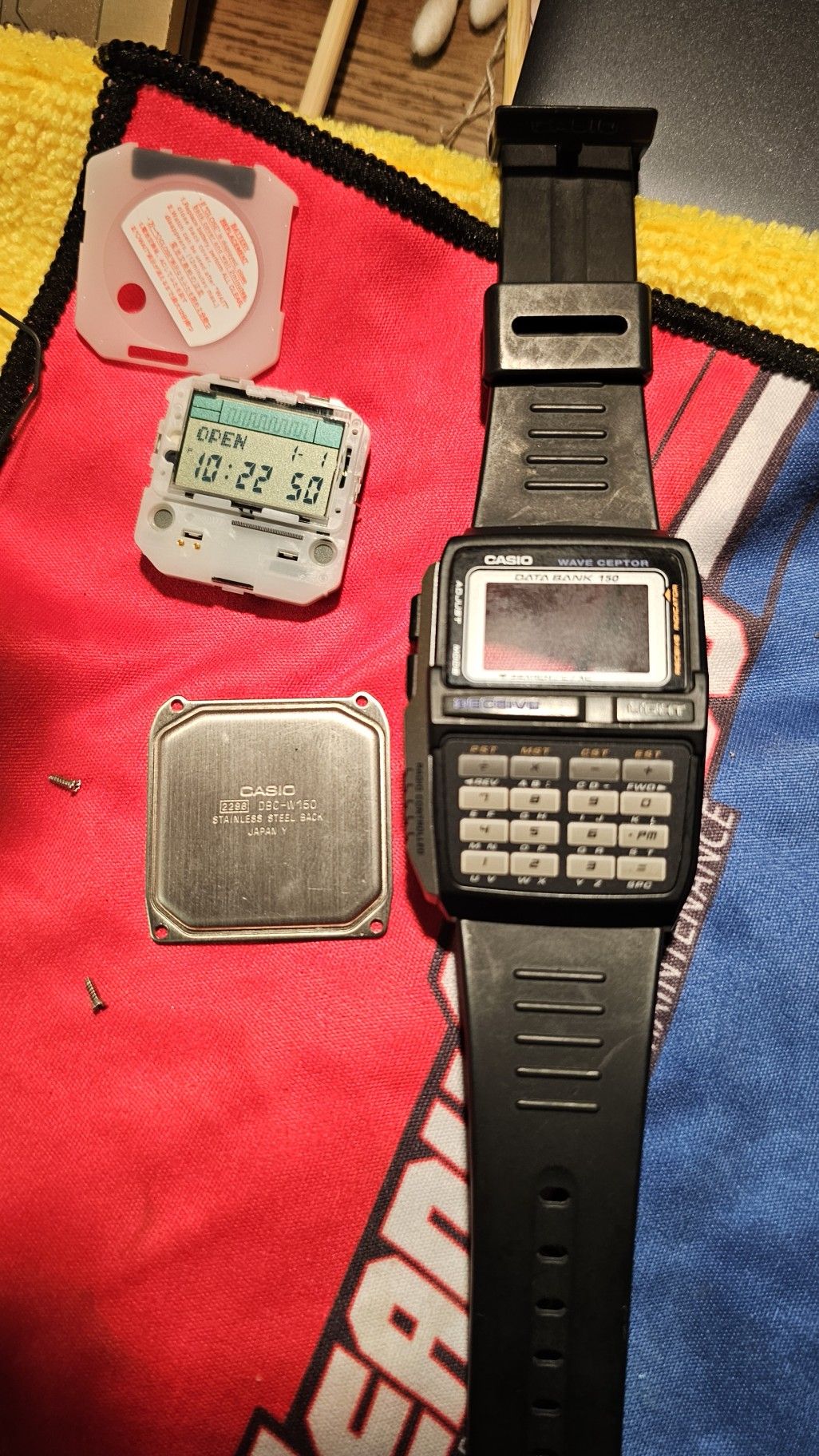 Montre Casio DBC-60 Vintage Japonaise En état De Marche - Noir - Calculatrice - Homme