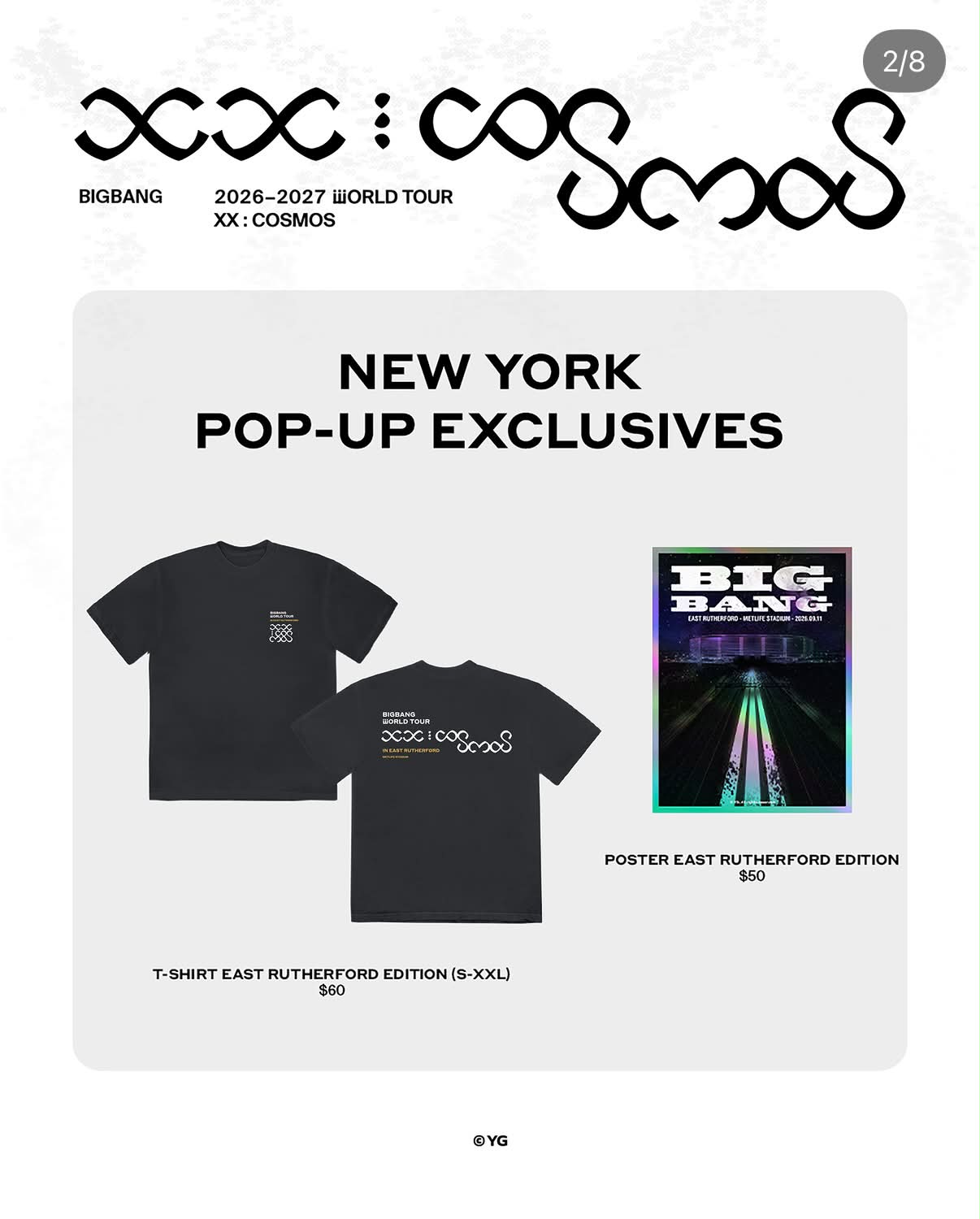 Big Bang World Tour 2026 - Trading black long sleeve 'cosmos