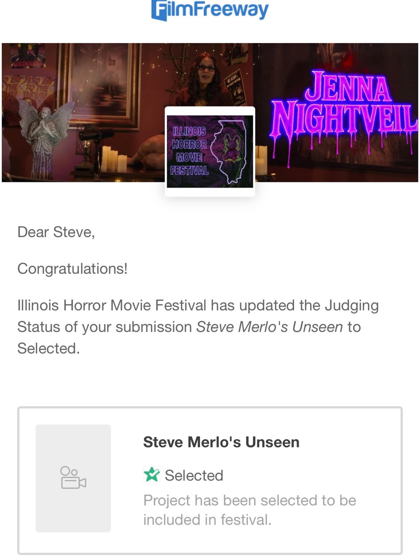 Steve Merlo - I am very proud to announce that Unseen has... | Facebook