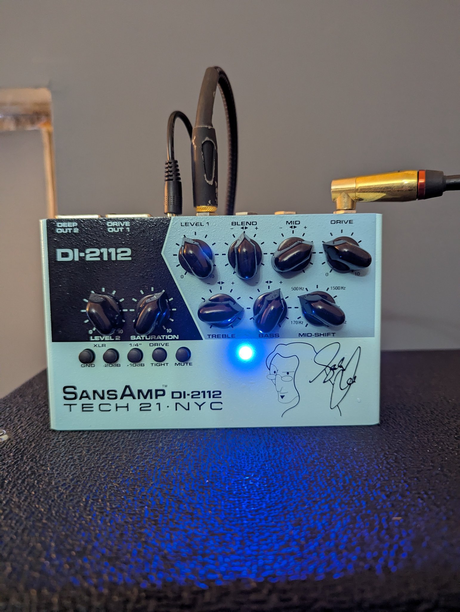 SansAmp DI-2112 preamp review with Fuzzrocious Bongripper distortion