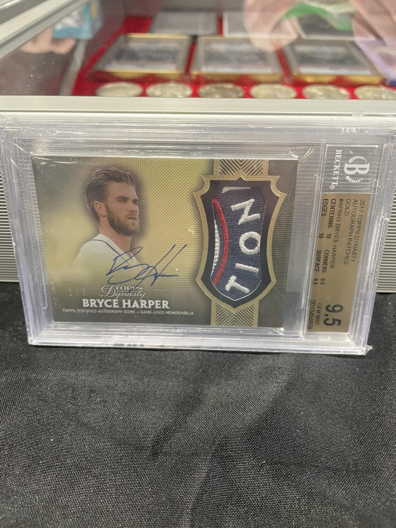???? ??????: Bryce Harper 1/1 letter patch from the 2024 