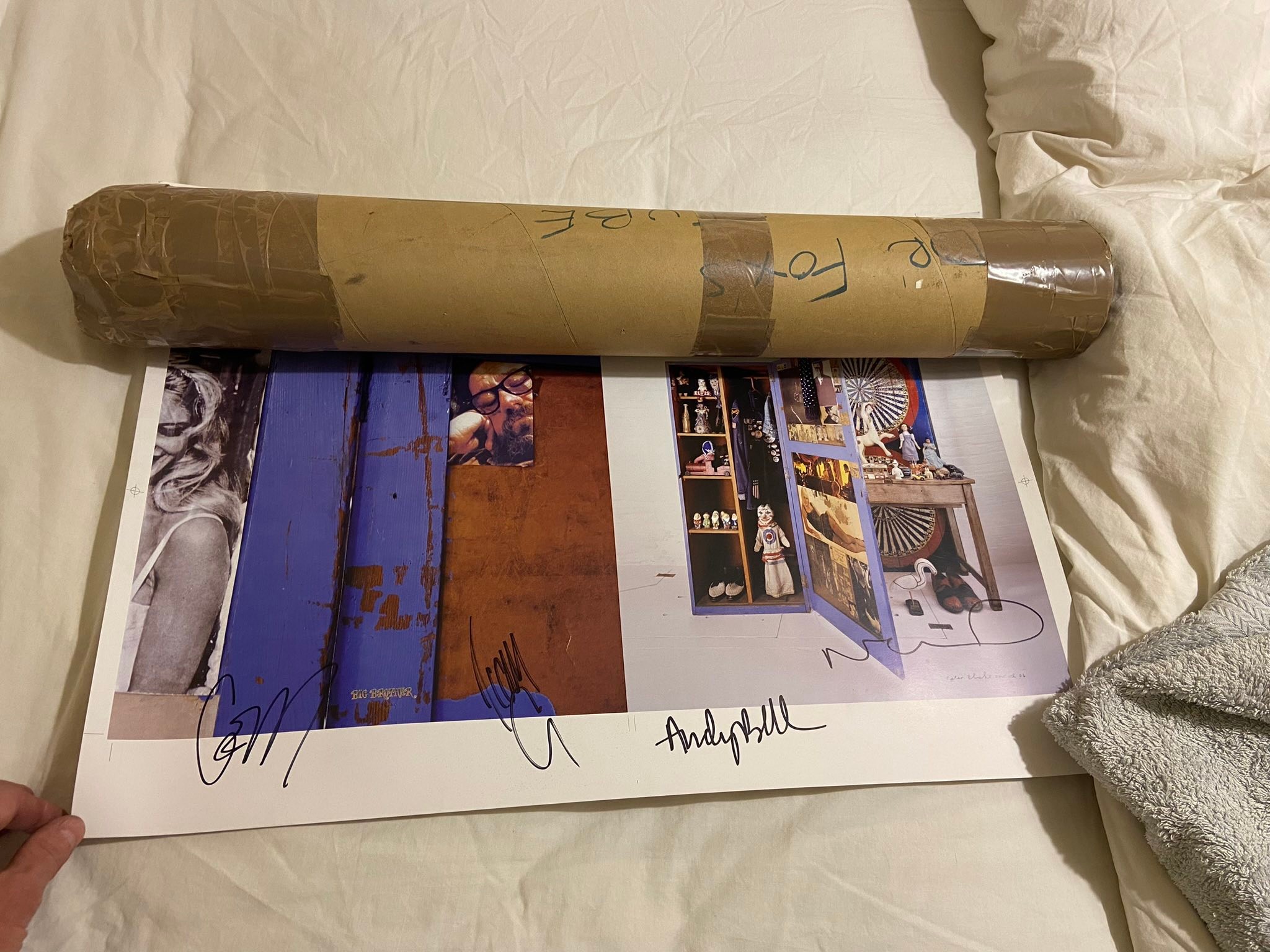 Signed Oasis Stop the Clocks album test cover for sale