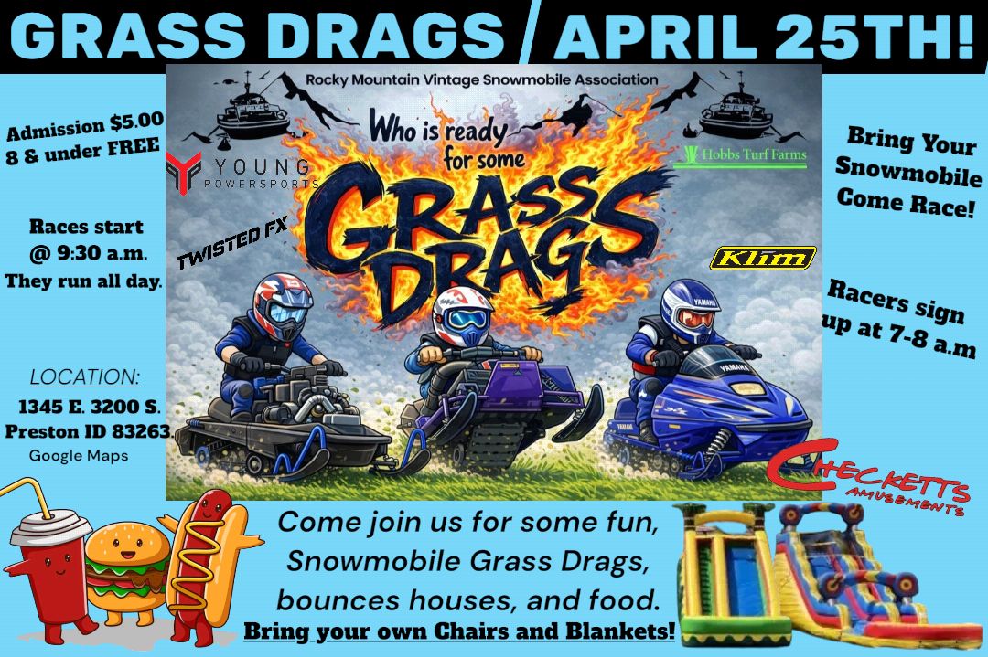Rocky mountain vintage snowmobile race day