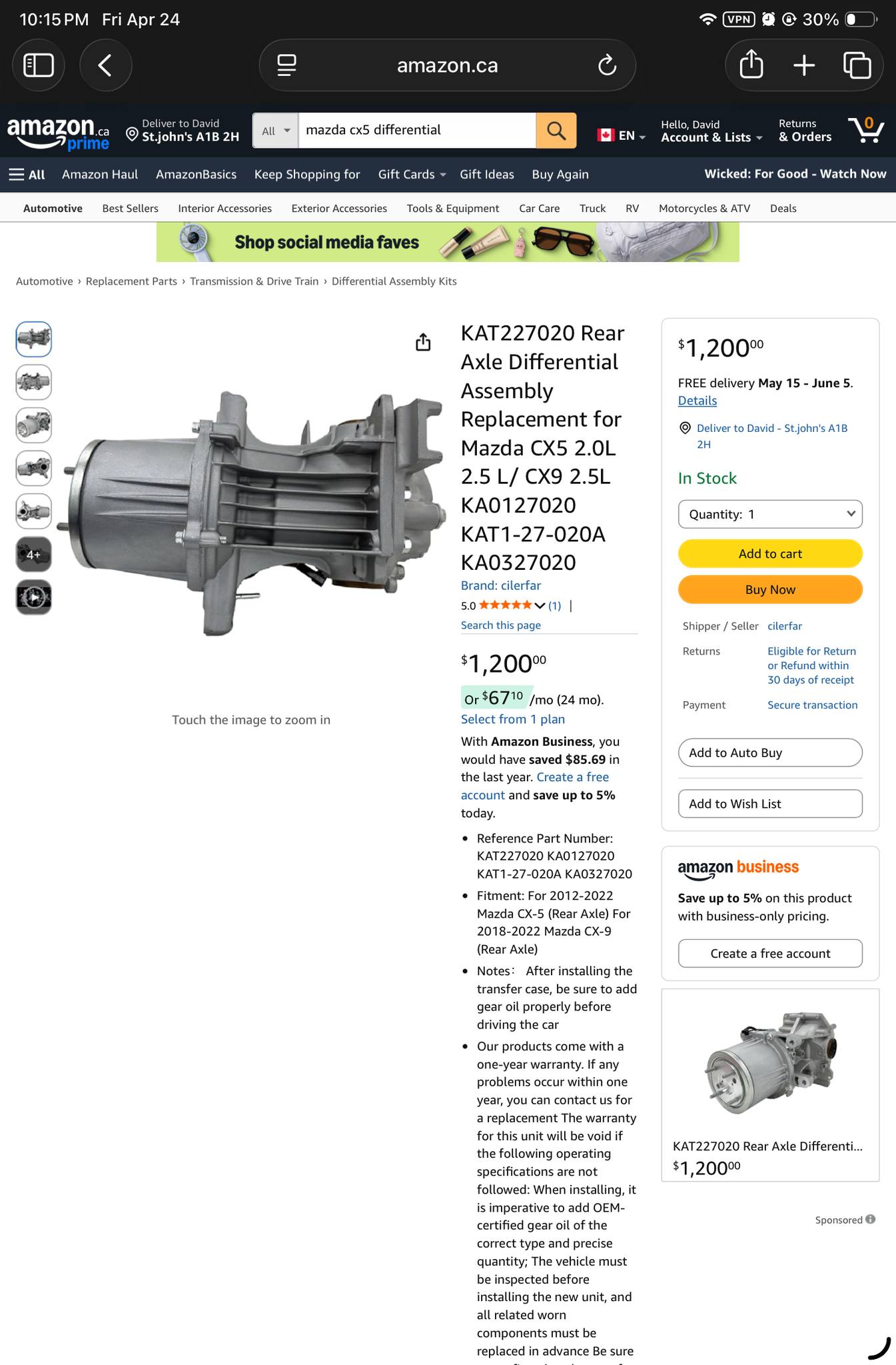 What are experiences with aftermarket rear differential units for
