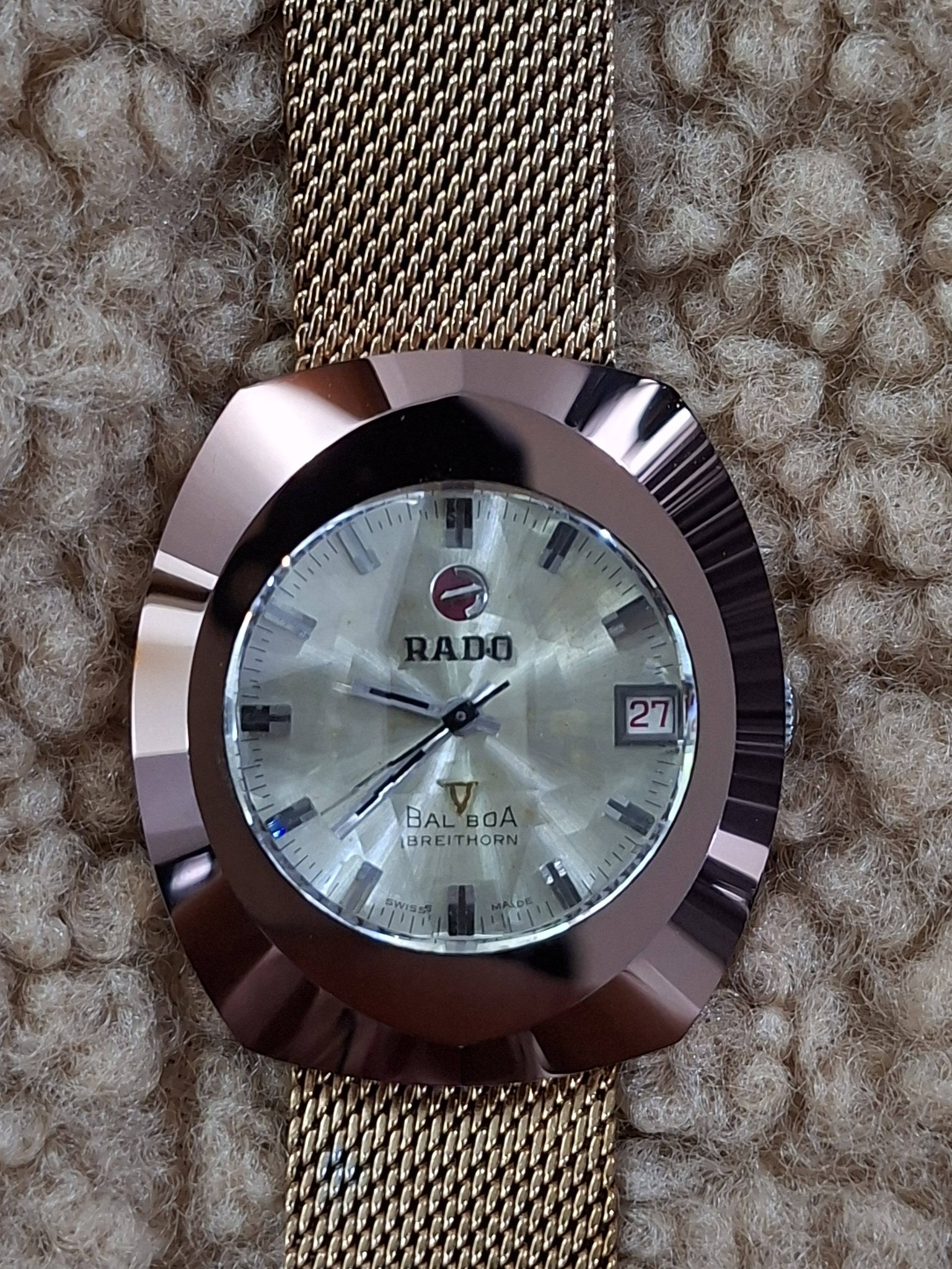 Rado Balboa Breithorn vintage automatic watch for sale
