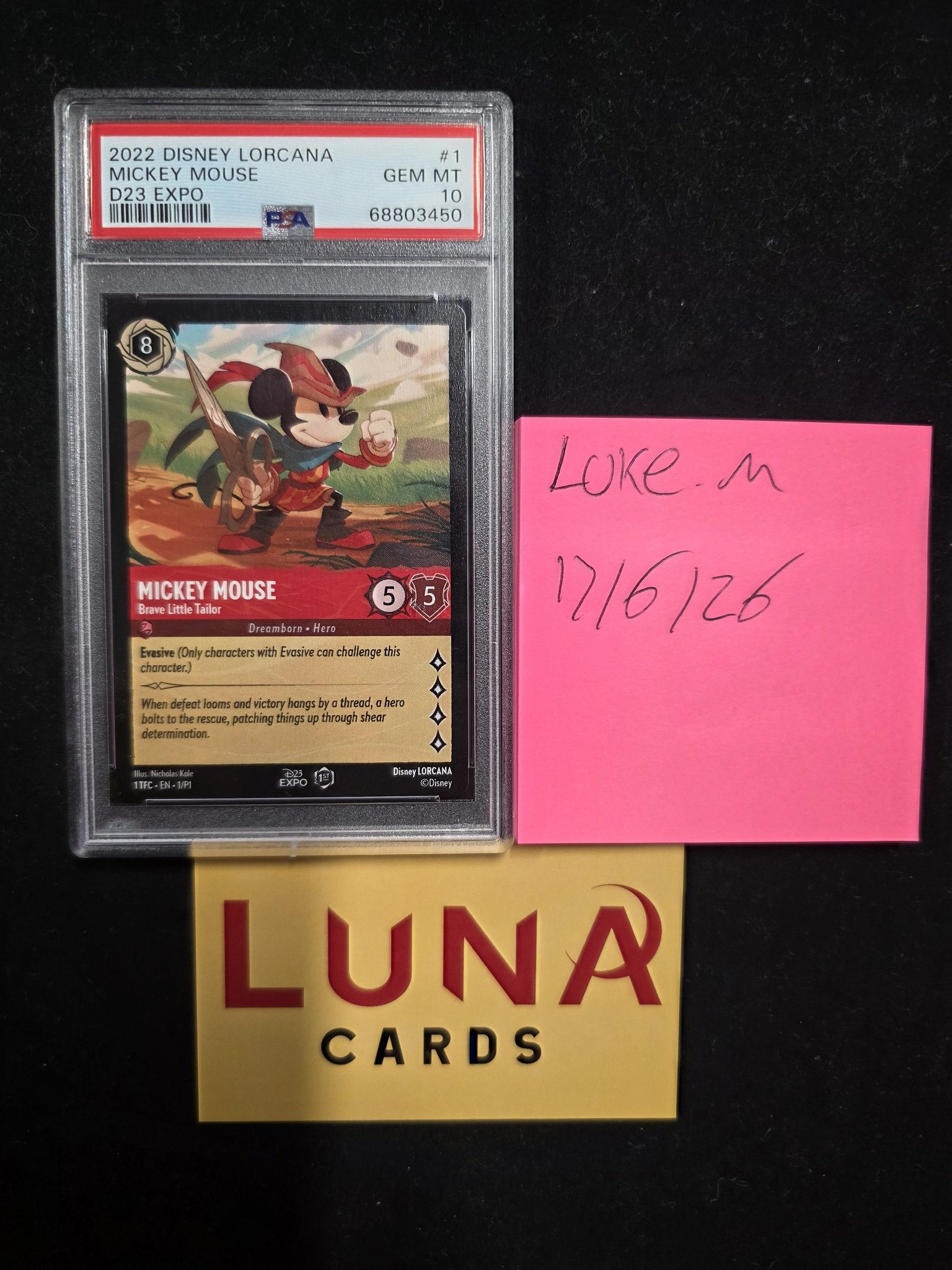 Considering buying a PSA 10 D23 Mickey for Disney Lorcana TCG