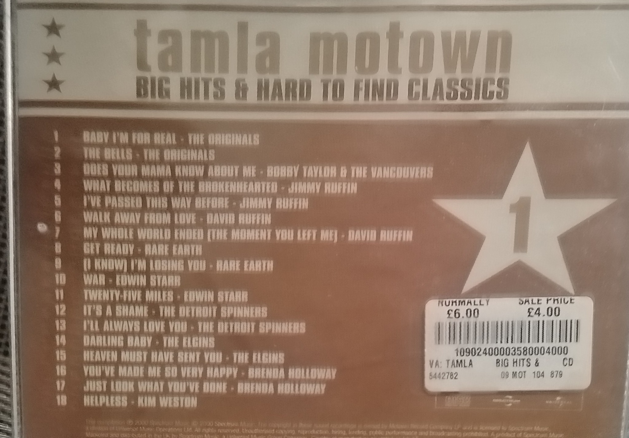 Tamla Motown 50th anniversary CD compilation review