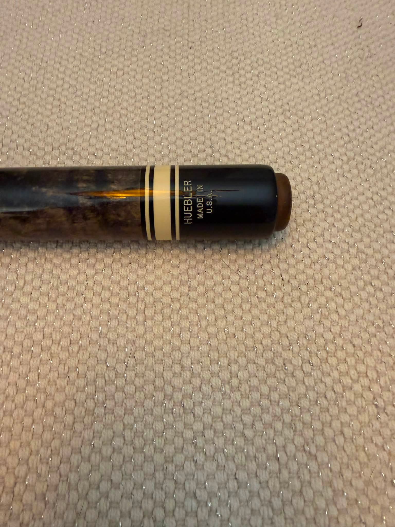 What is a vintage Huebler cue worth without a shaft?