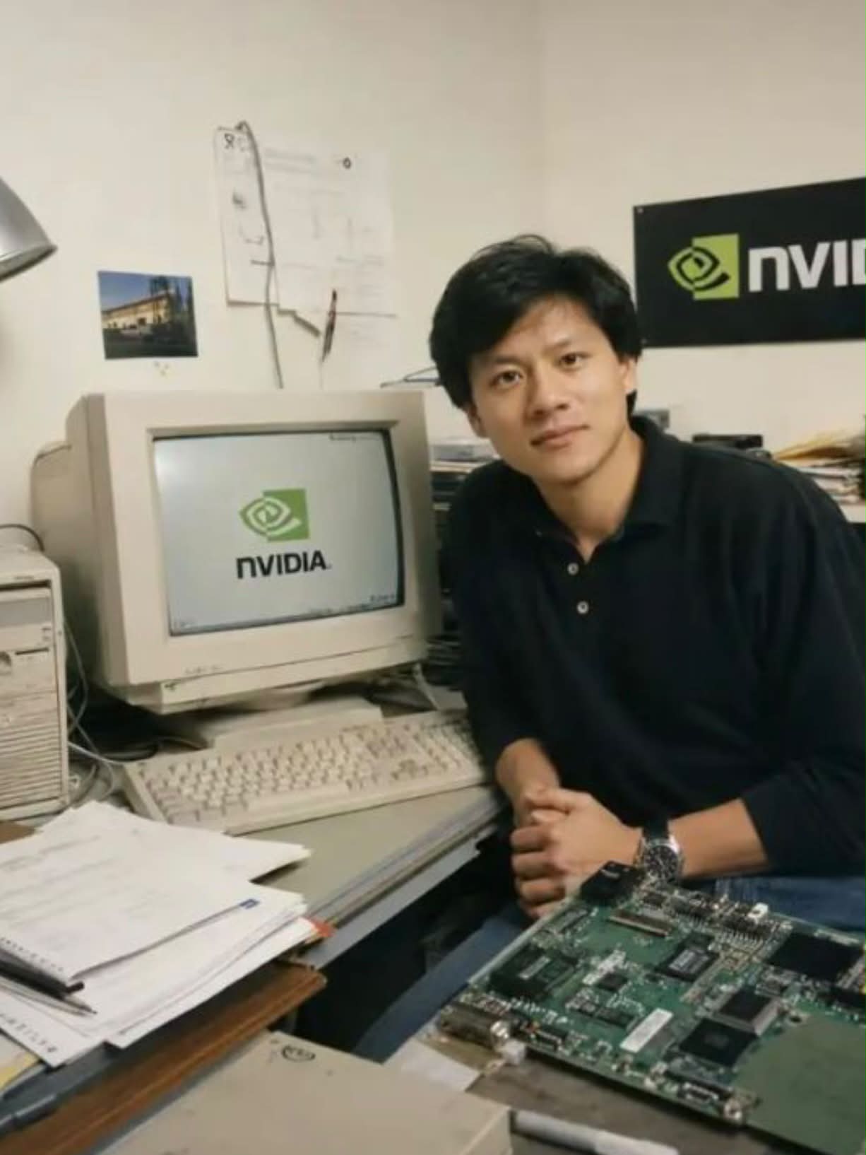 Nvidia's co-founders include Jensen Huang, Chris Malachowsky, and