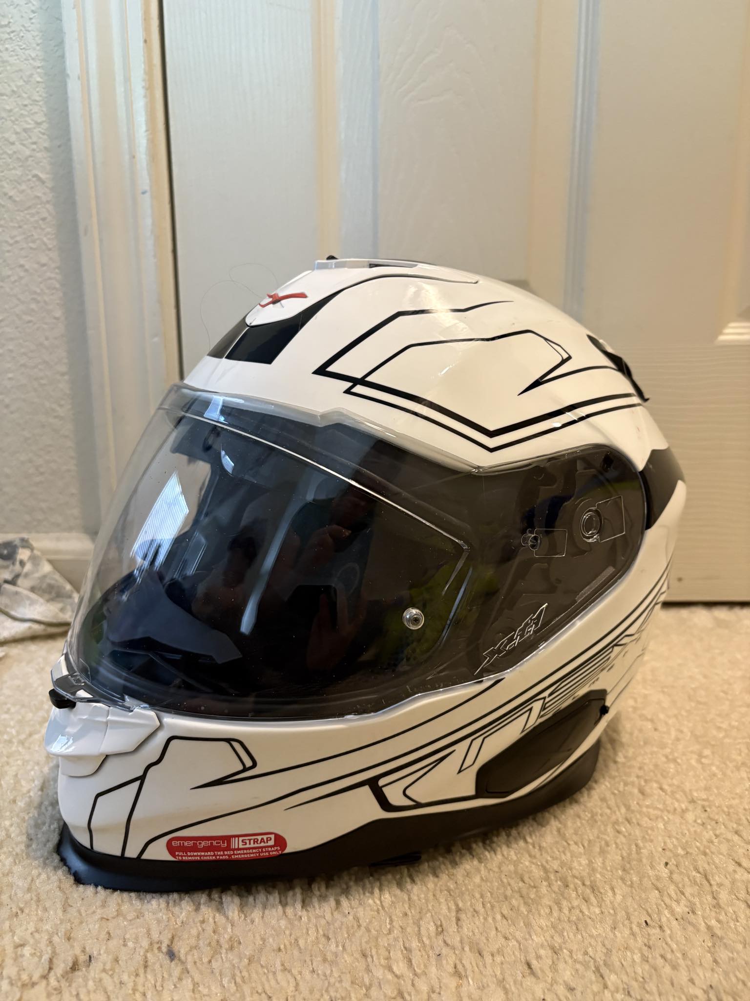 does goodwill take motorcycle helmets ILM Off Road Dual Sport Helmet Model 606V White / XX-Large road recreational use only Goodwill program in need of