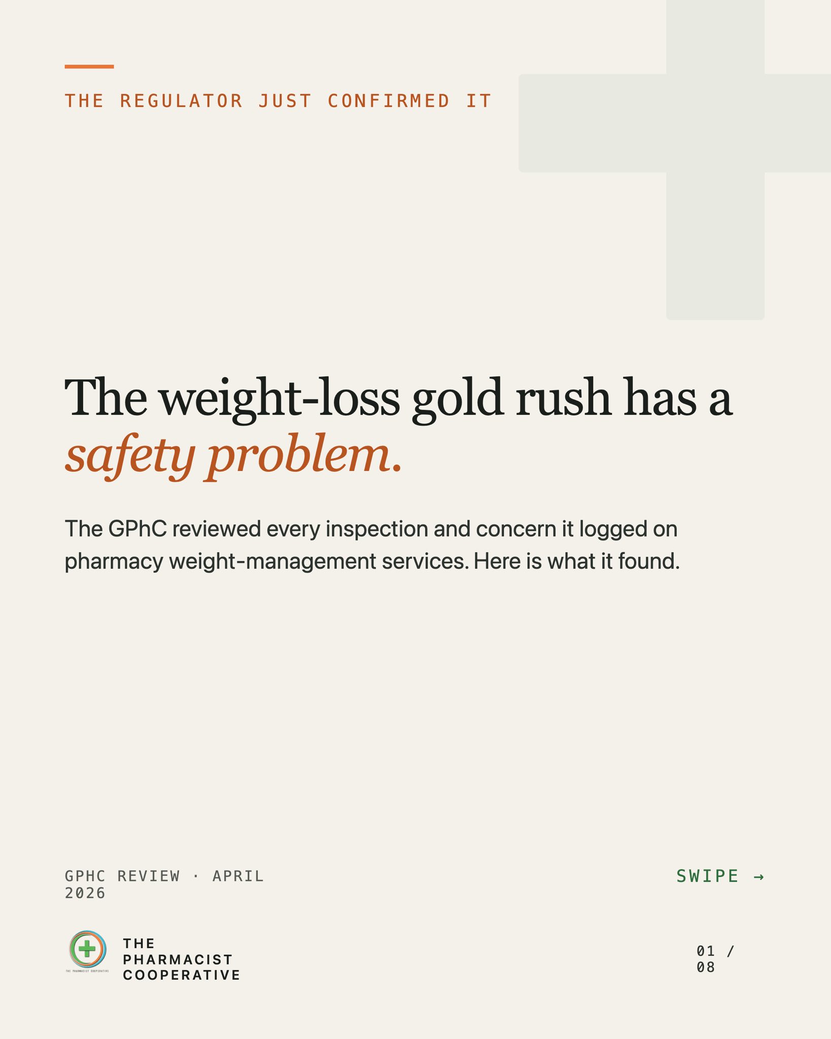 What are the concerns with weight-loss services and should the GPhC set tougher standards?