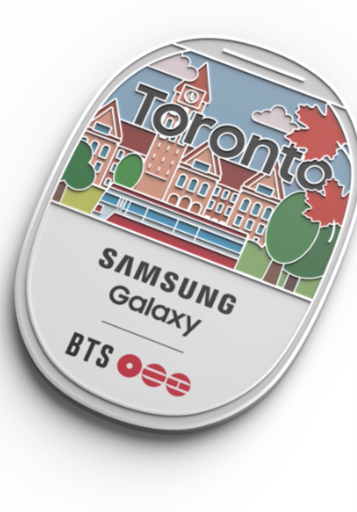 Are there extra Samsung pins for BTS ARIRANG tour in Toronto, ON?