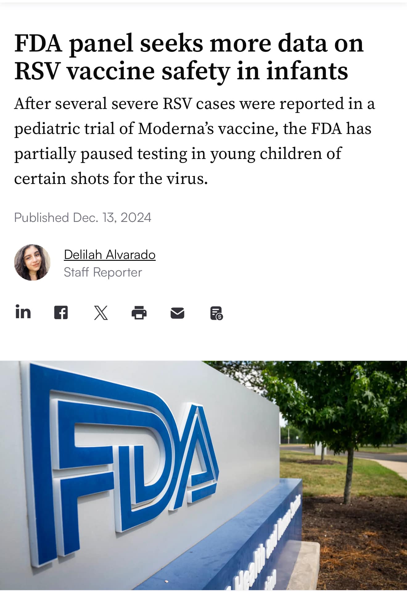 Ben - The clinical trials for Moderna's mRNA RSV vaccine in infants and ...