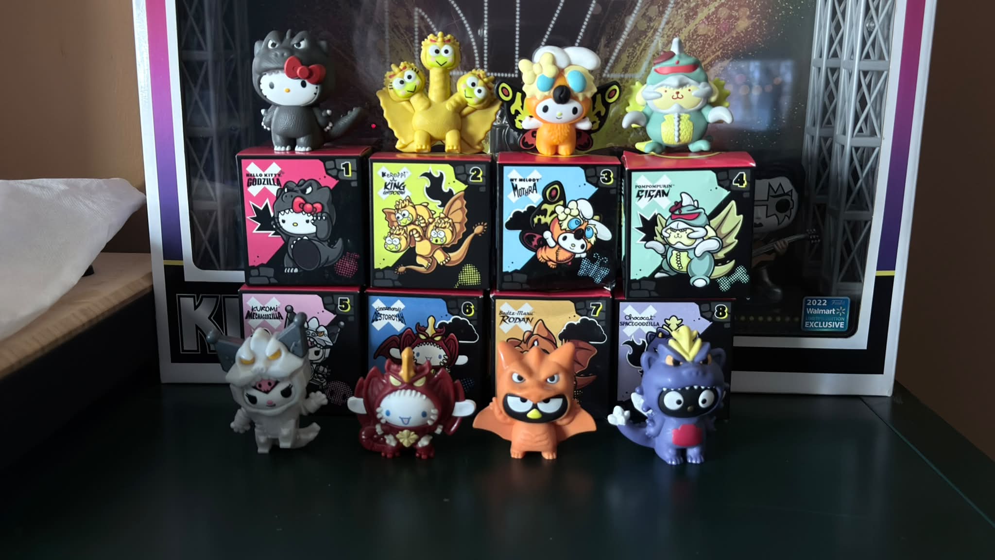 Godzilla and Hello Kitty mashup figurines arrived from NC