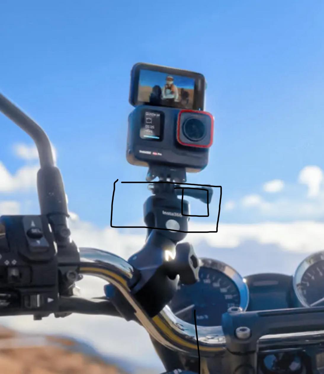 Aluminum Dual Twin Mount Adapter for GoPro Hero 4 5 6