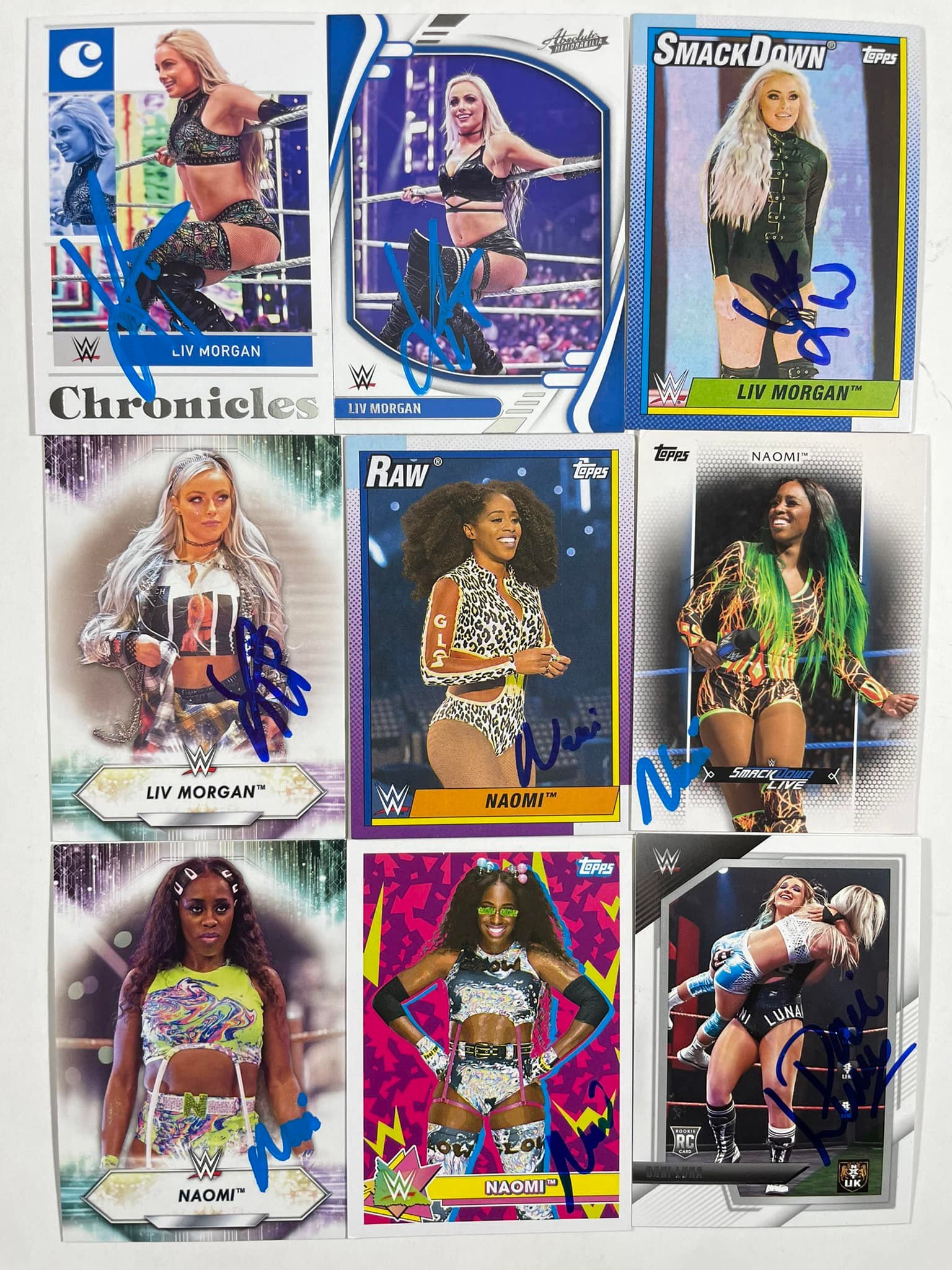 Rare WWE acetate autos from Immaculate 2022