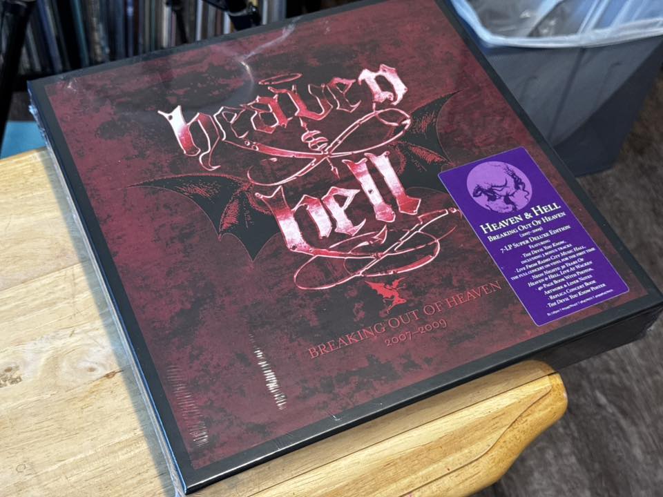 Black Sabbath Heaven and Hell boxed set on vinyl