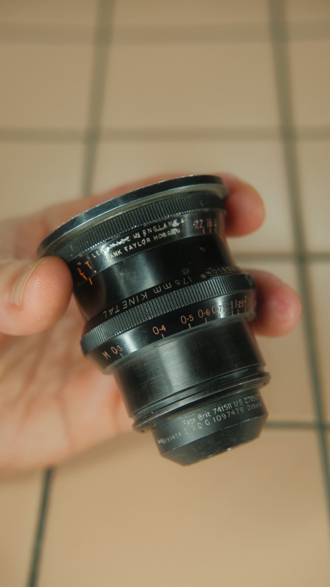 Cooke Kinetal 25mm T2 lens service in NY