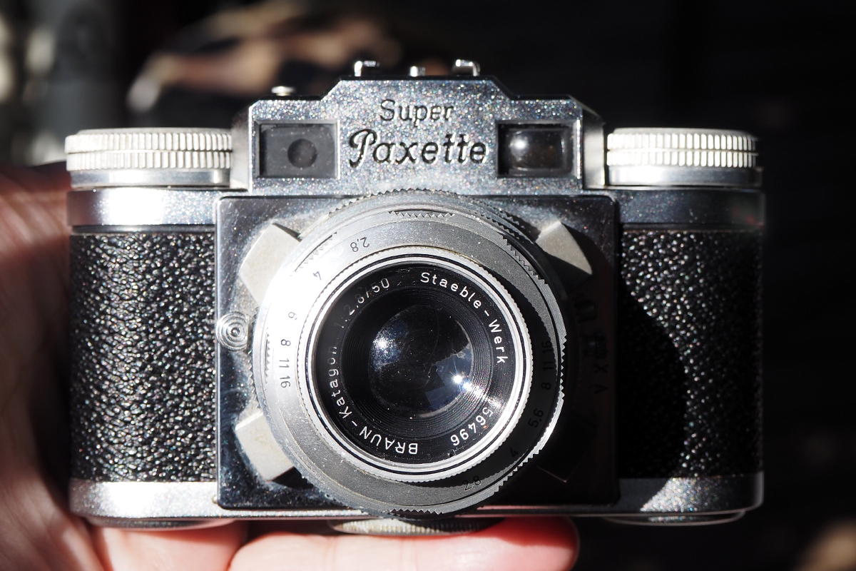 Braun Super Paxette 1957 camera review and film development