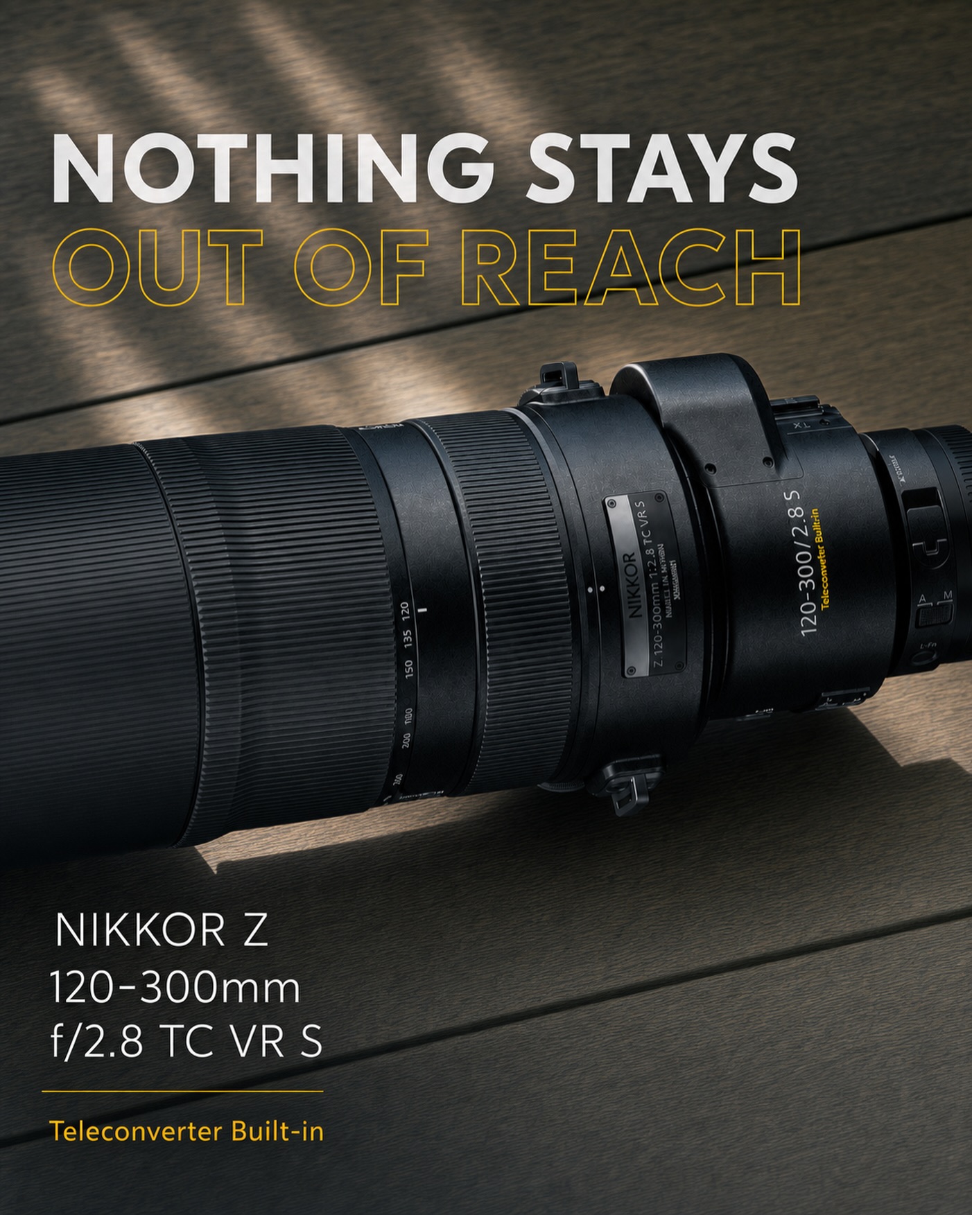 鏡 NONO Check out the newest lens from @NikonUSA, the NIKKOR ZTM 120-300mm