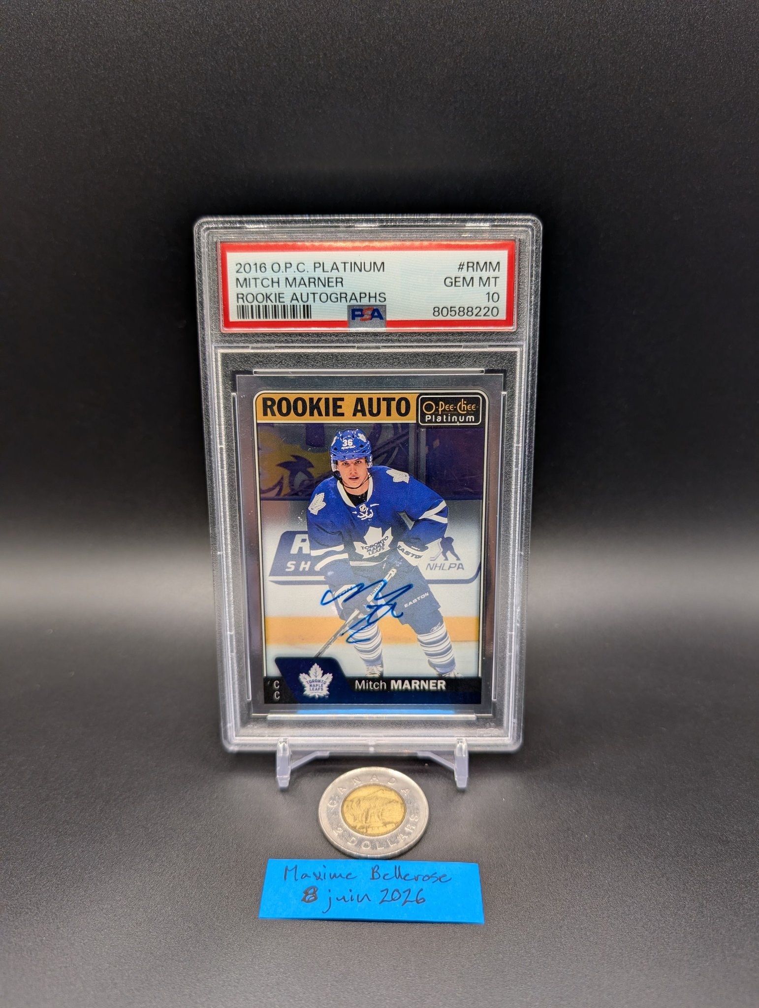 ⚡ Mitch Marner Rookie Platinum Auto PSA 10 ⚡