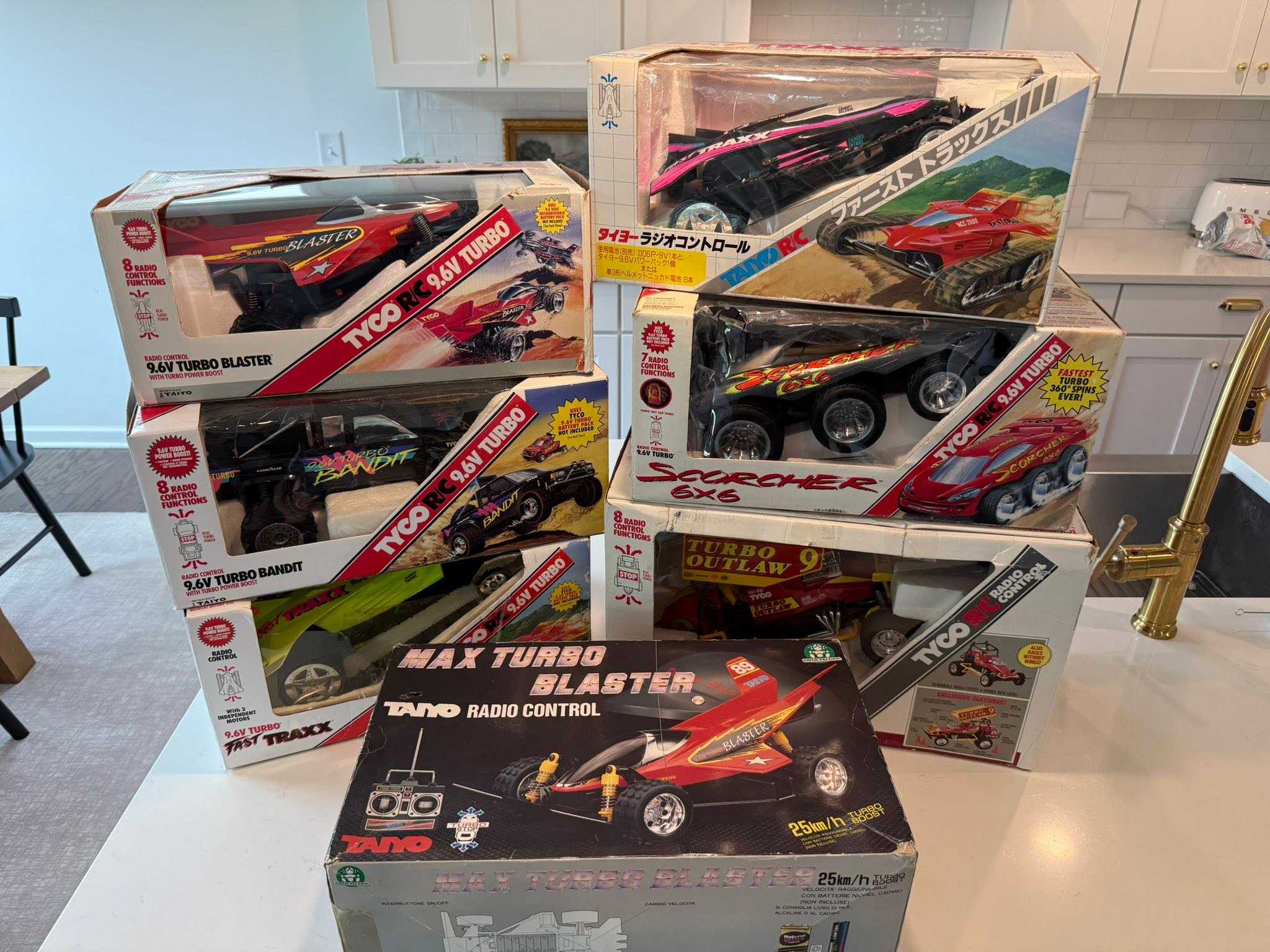 Taiyo turbo blaster model car set