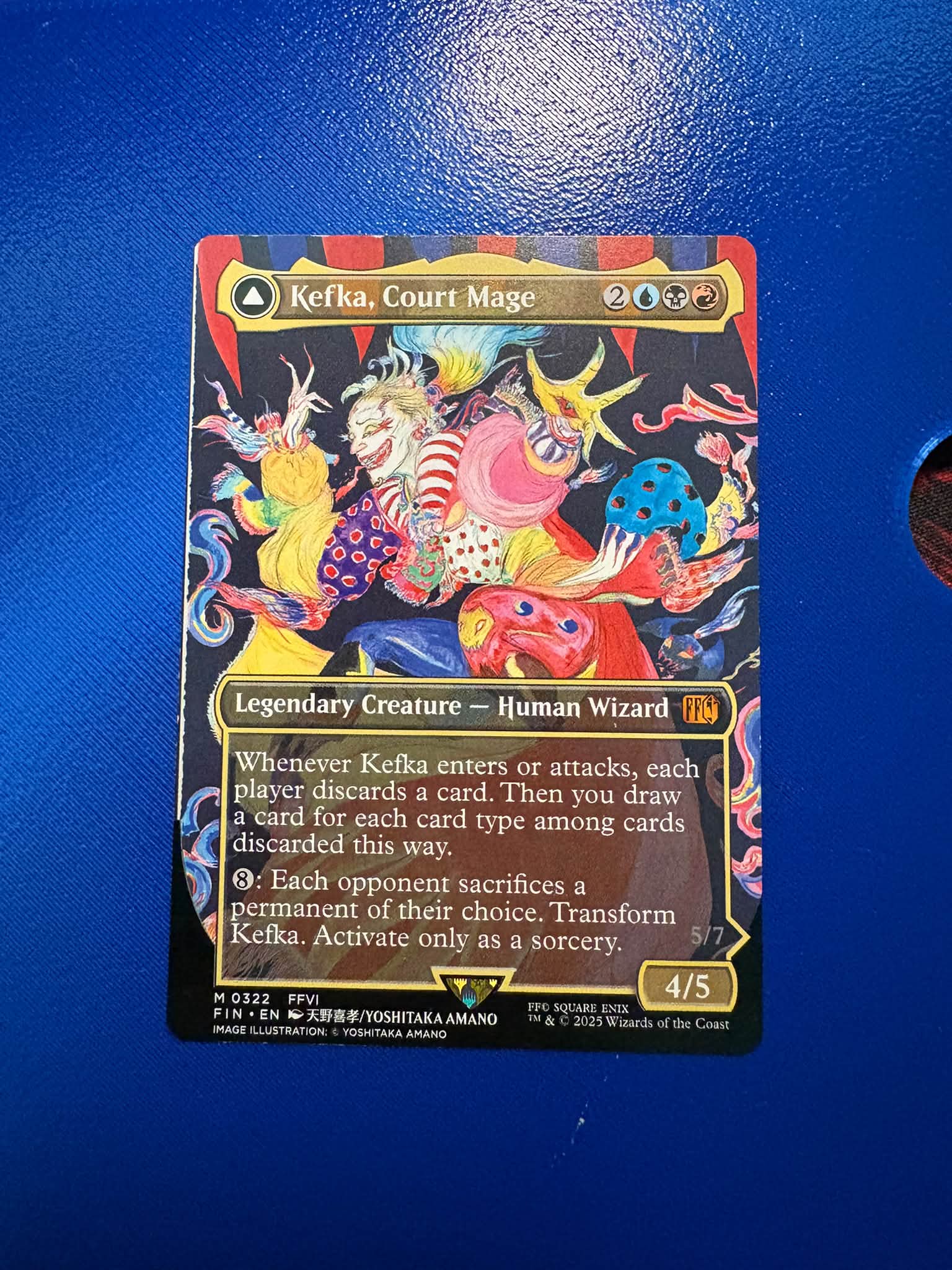 Is this a misprinted Kefka, Court Mage card?
