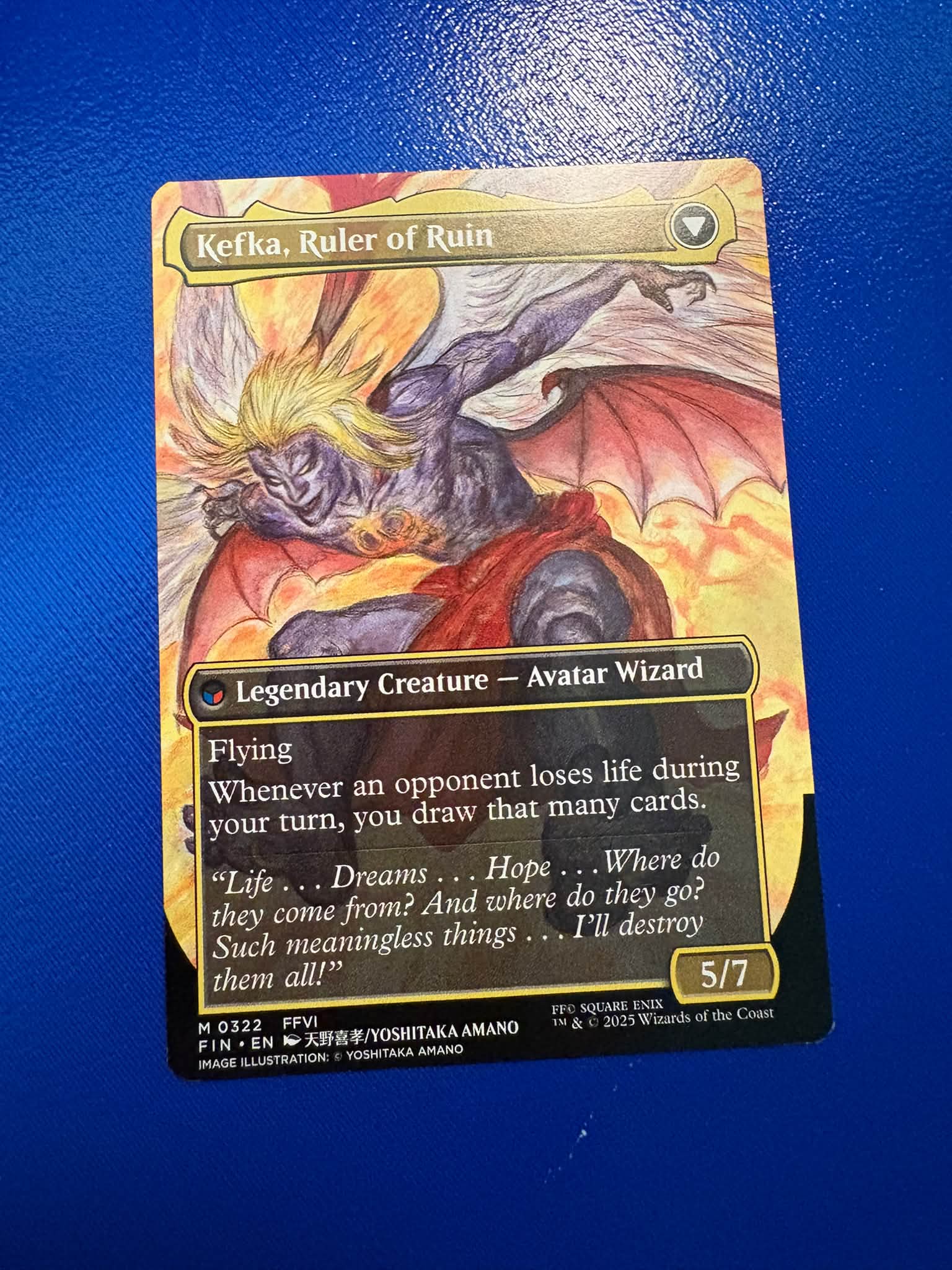 What caused this Magic: The Gathering card misprint on the back?
