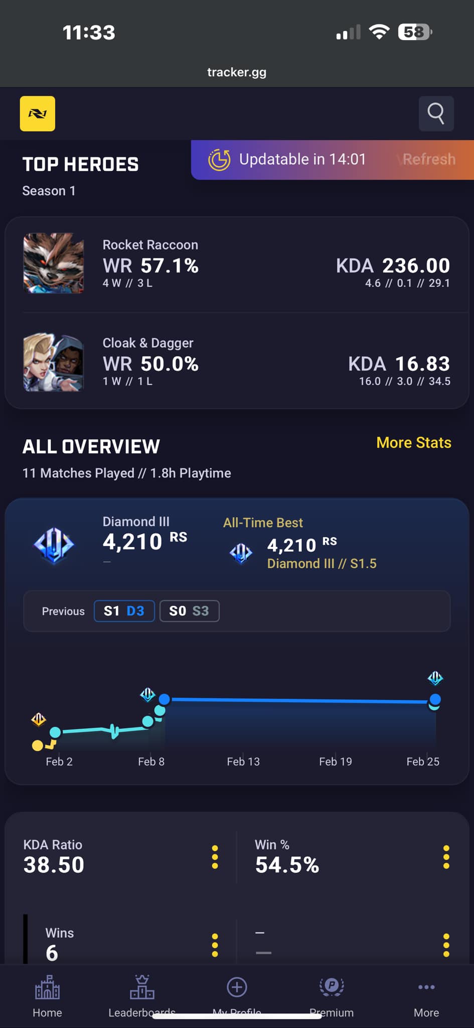 Marvel Rivals | Diamond 3- Kind of wanna grind to GM | Facebook