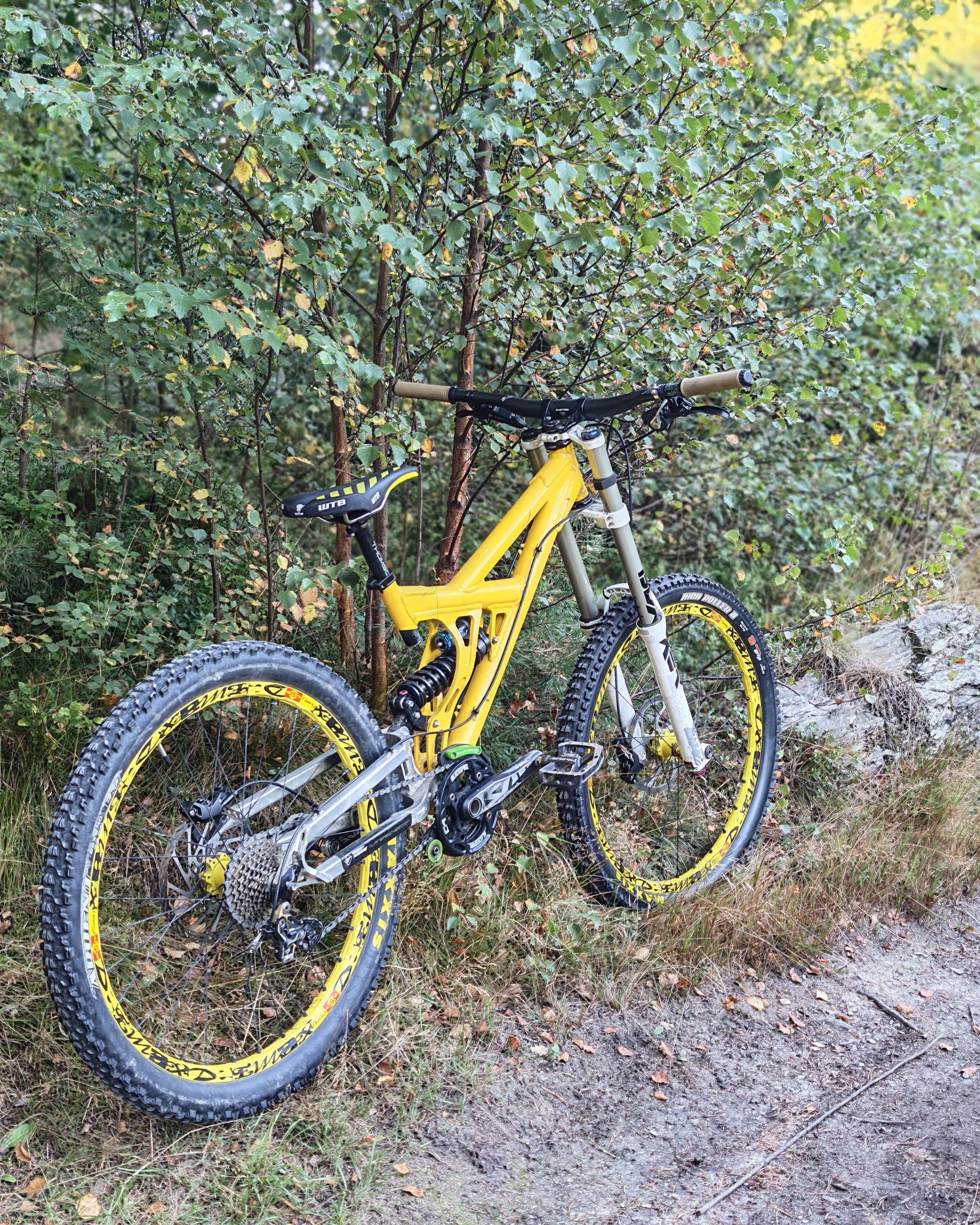 xl turner dhr bike with custom parts