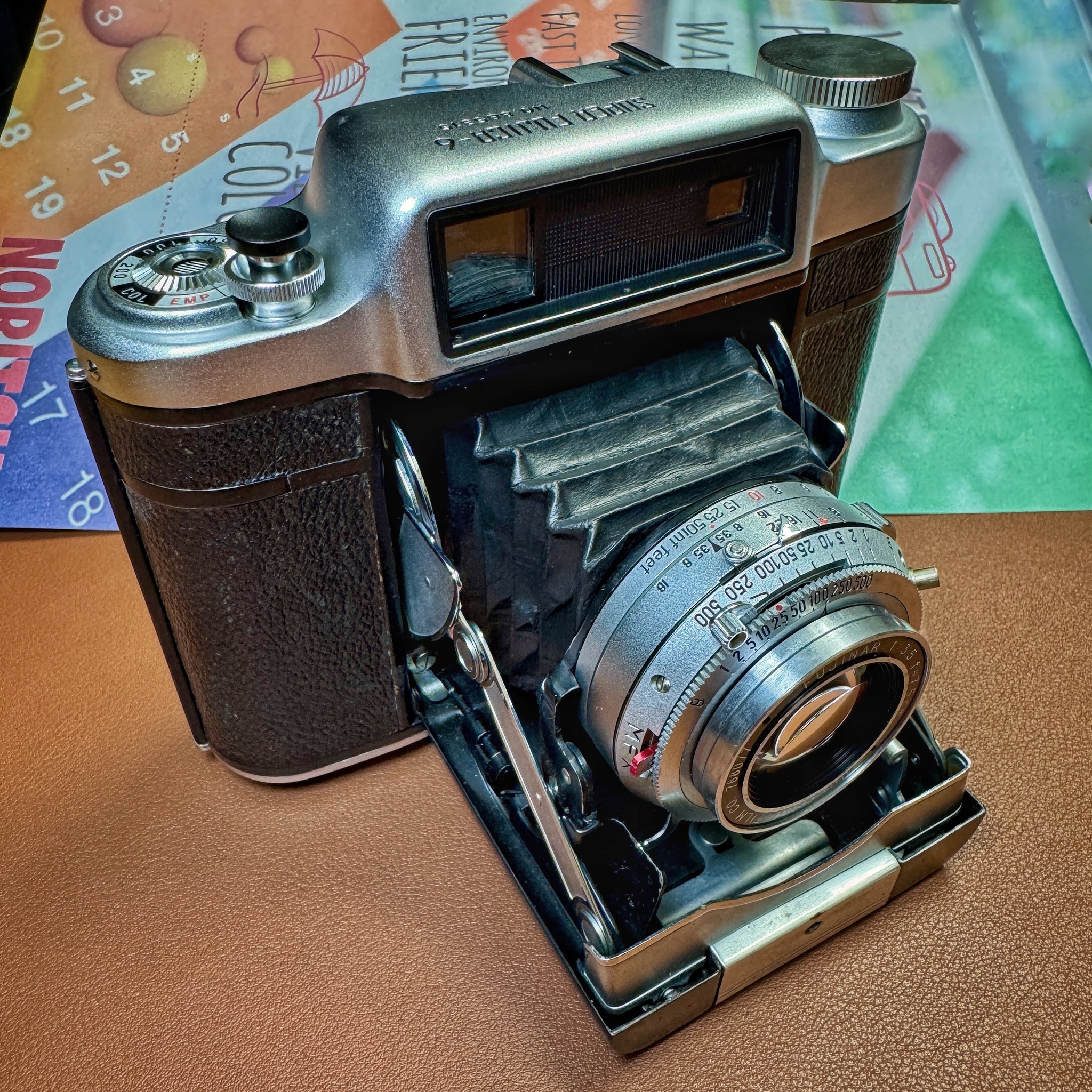 1955 Fujica Super-6 camera with Fujinar lens review and sample photos
