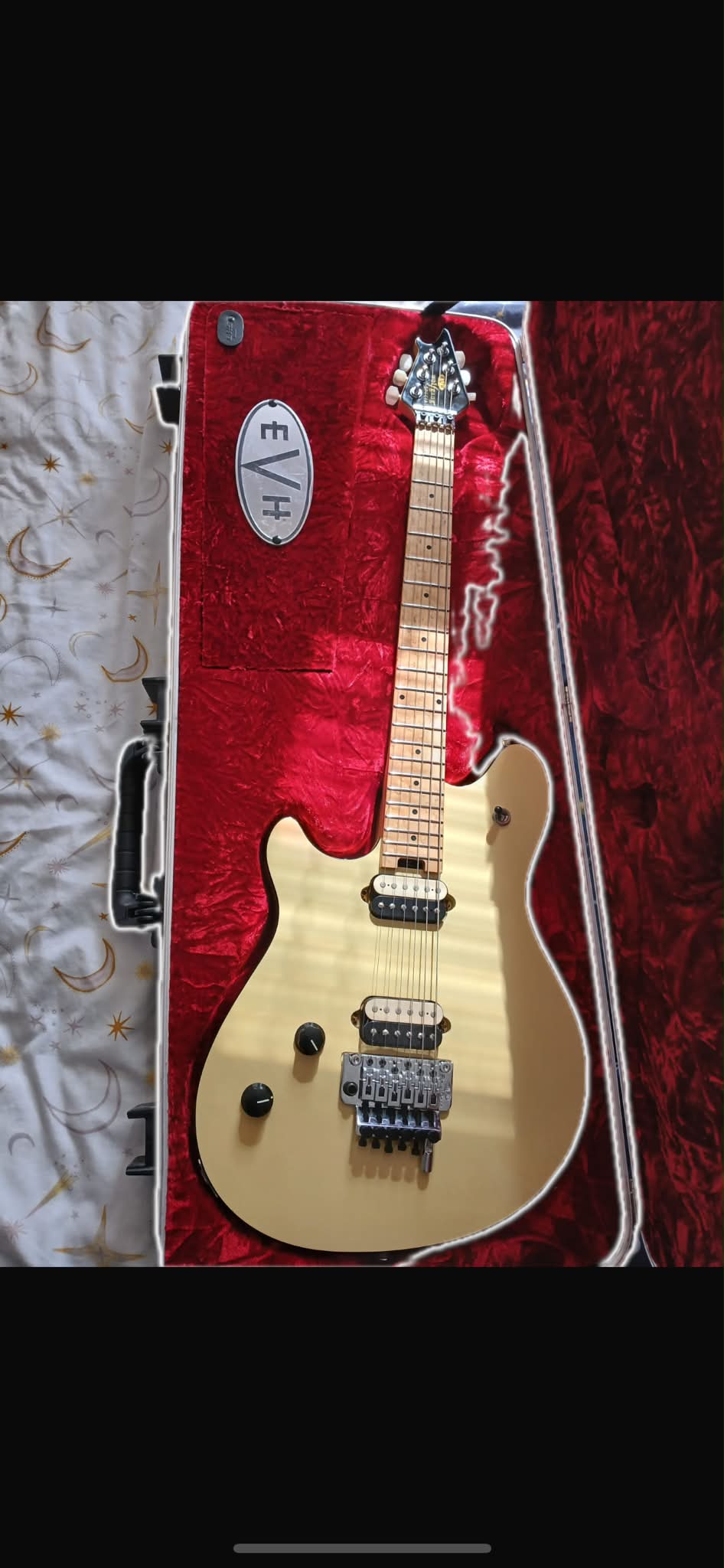 2012 MIC and 2011 MIJ EVH Wolfgang Special. The same guitar