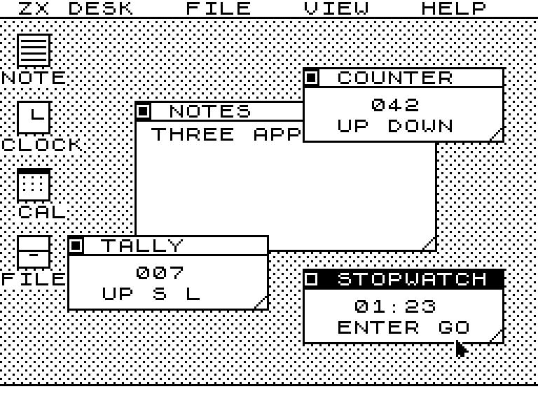 ZX Desk 1.2 update adds loadable apps and new features