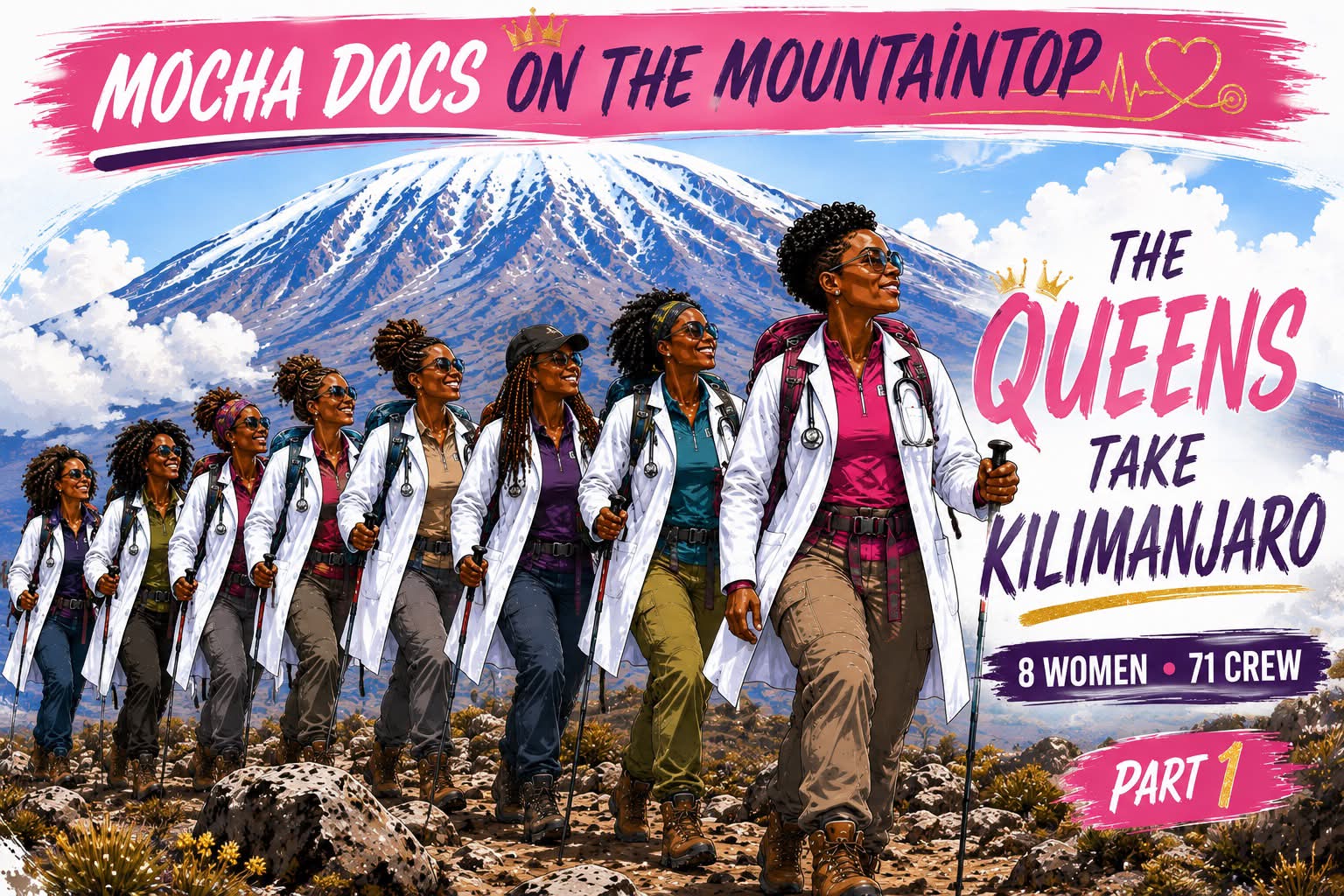 Mocha Docs on Kilimanjaro: 8 Women Take on Africa's Highest Peak