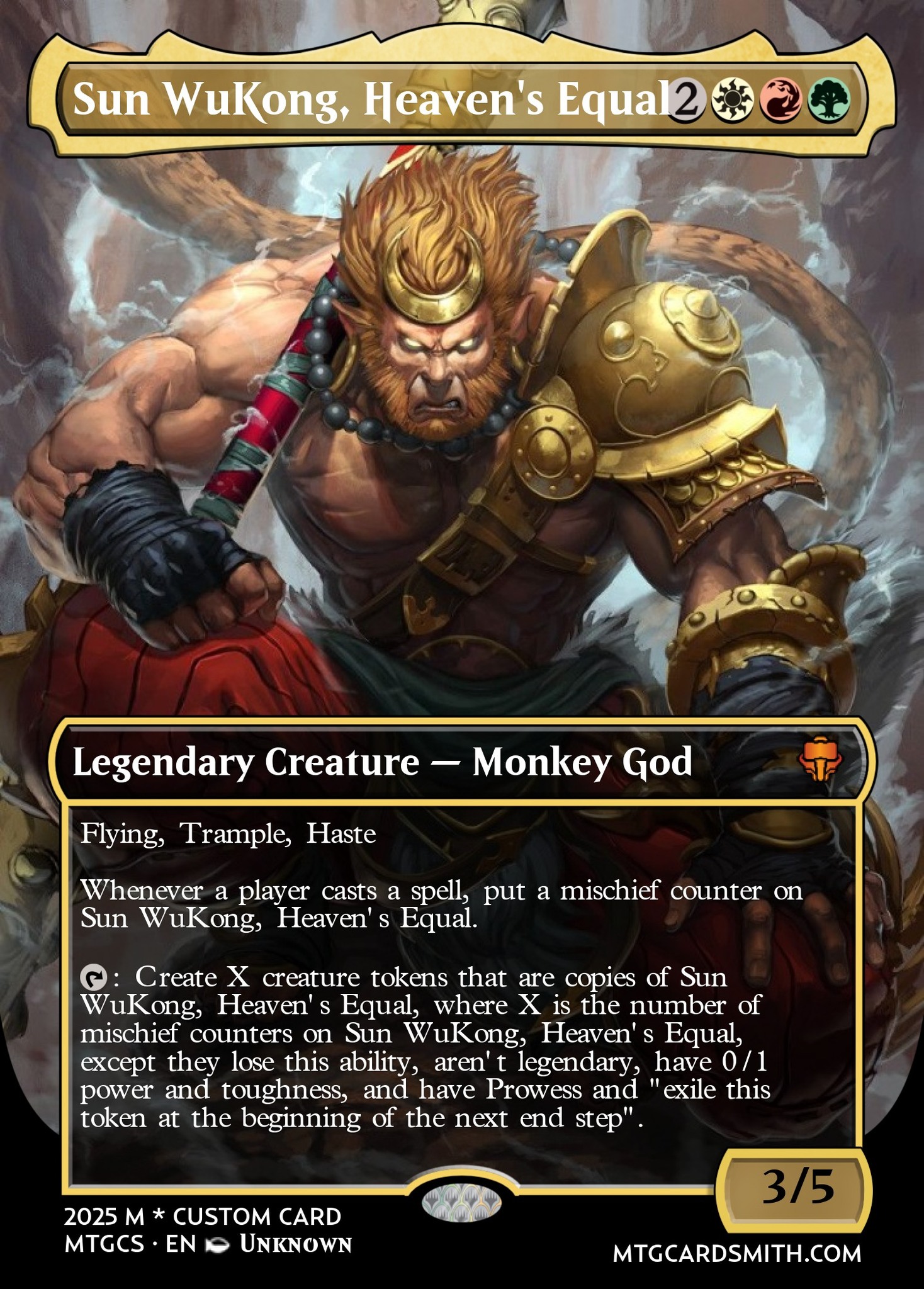 Magic: the Gathering MTG | Someone had made a #mtgcustomcards of Sun Wu ...