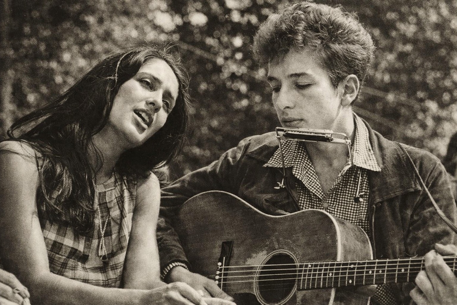 Bill Monroe and Doc Watson at the 1963 Monterey Folk Festival
