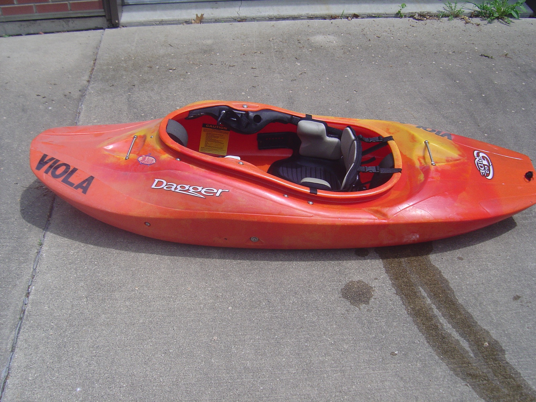 Dagger Frolic Kayak Sit on top 10 foot 300lb weight cap Rod holder 