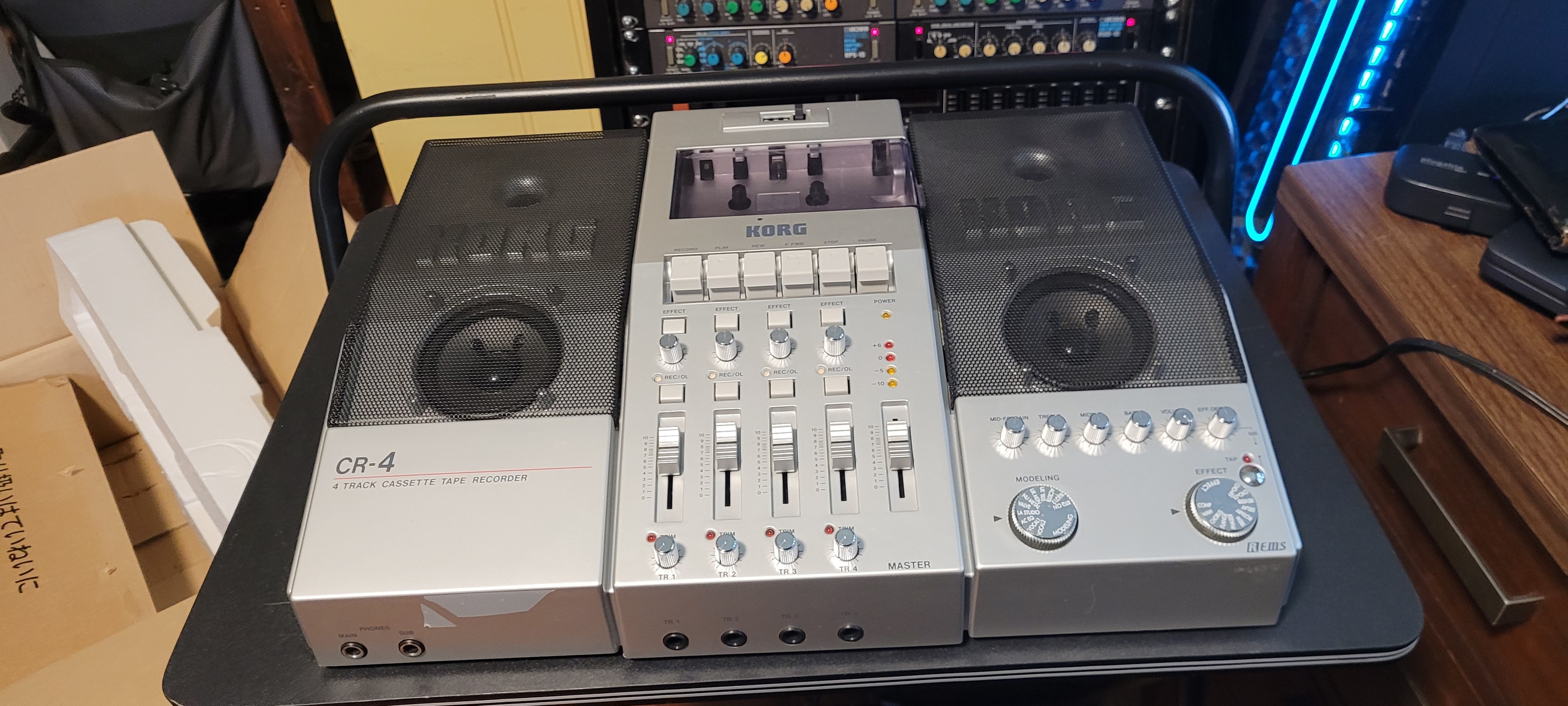 Korg CR-4 4-track cassette tape recorder
