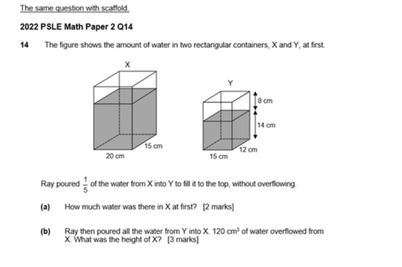 PSLE Maths Singapore | This question came up in Parliament | Facebook