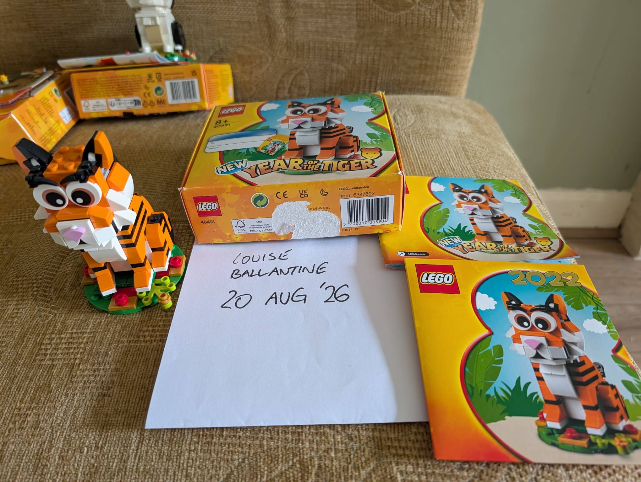 LEGO Tiger, Rabbit, and Ox figures for sale - £5-£20 | Sleaford