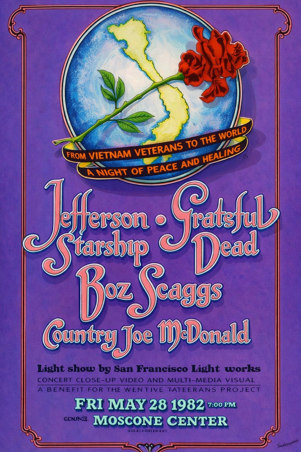 grateful dead / 1981年5月22日サンフランシスコ公演 Grateful Dead's 1981 benefit concert in San Mateo, CA