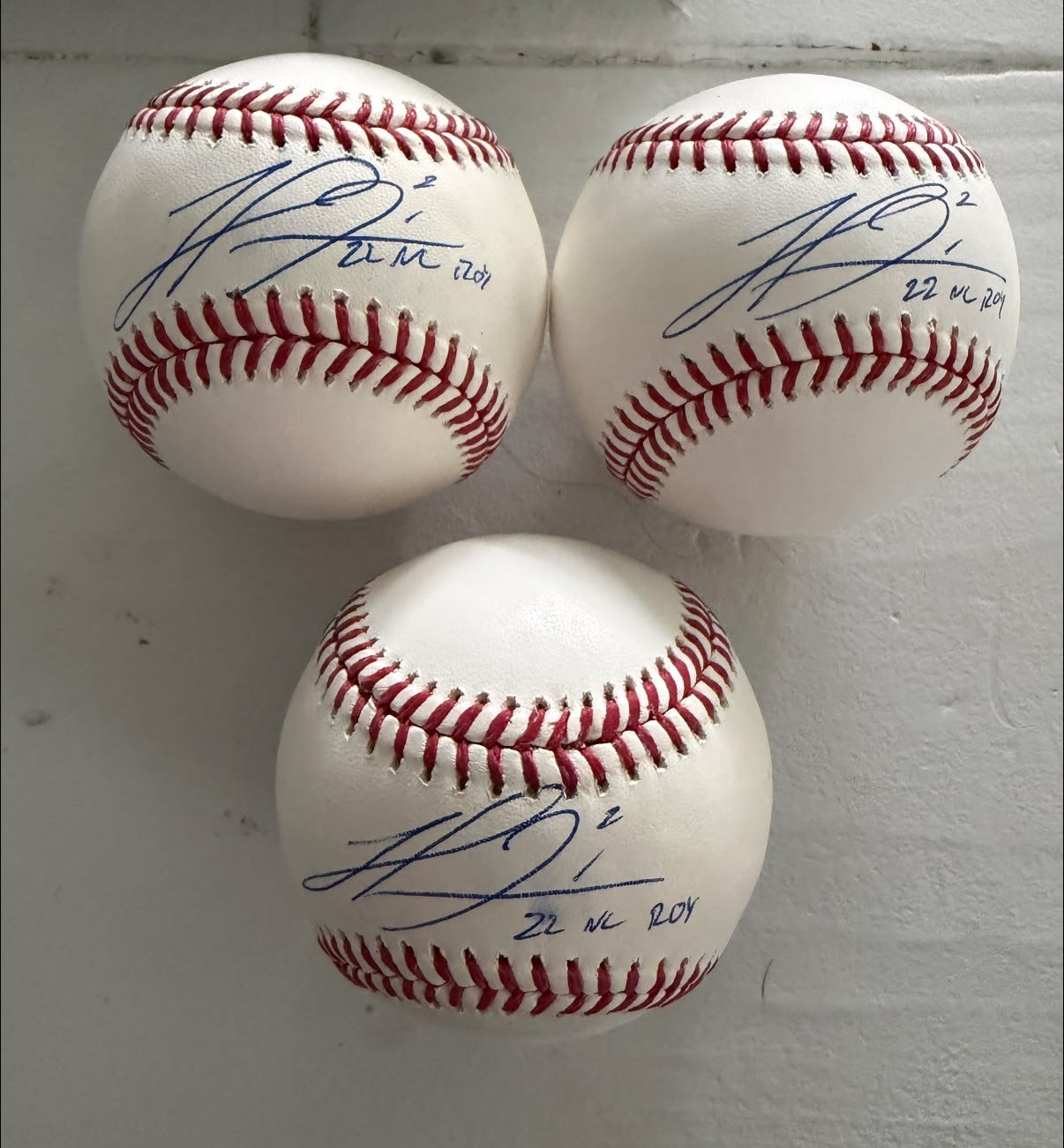 Jackson Holliday Signed OMLB w/ 22 #1 Pick - $99 ea