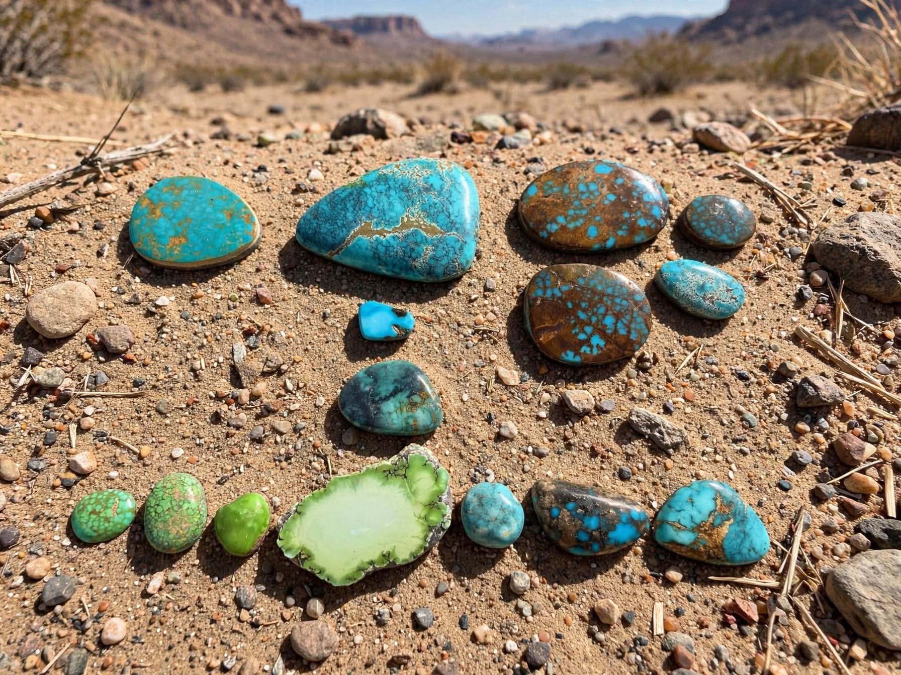 Turquoise collection from Jewel of the Southwest book by Bob Brucia
