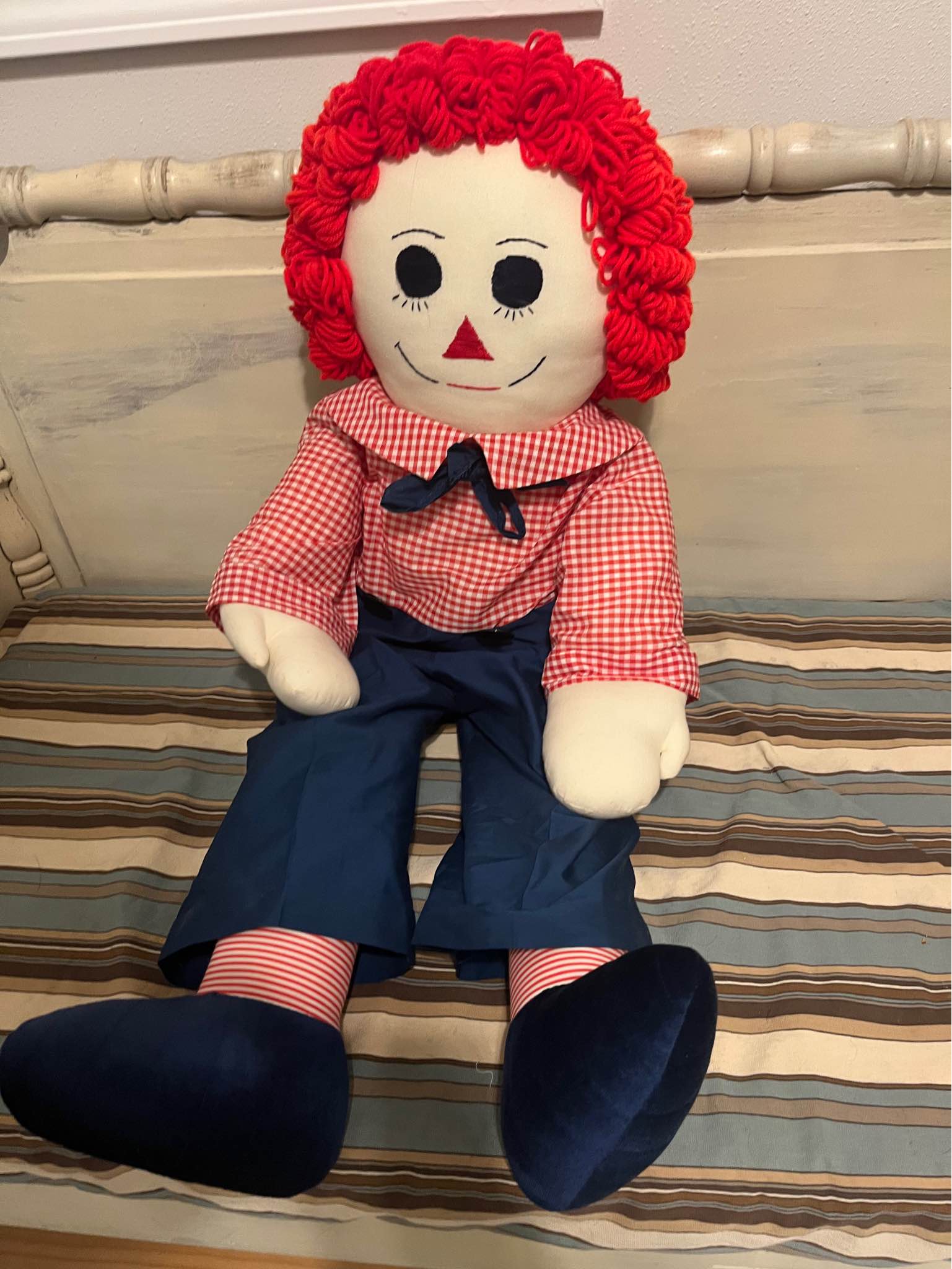 Vintage Raggedy Andy doll, the male counterpart to the classic